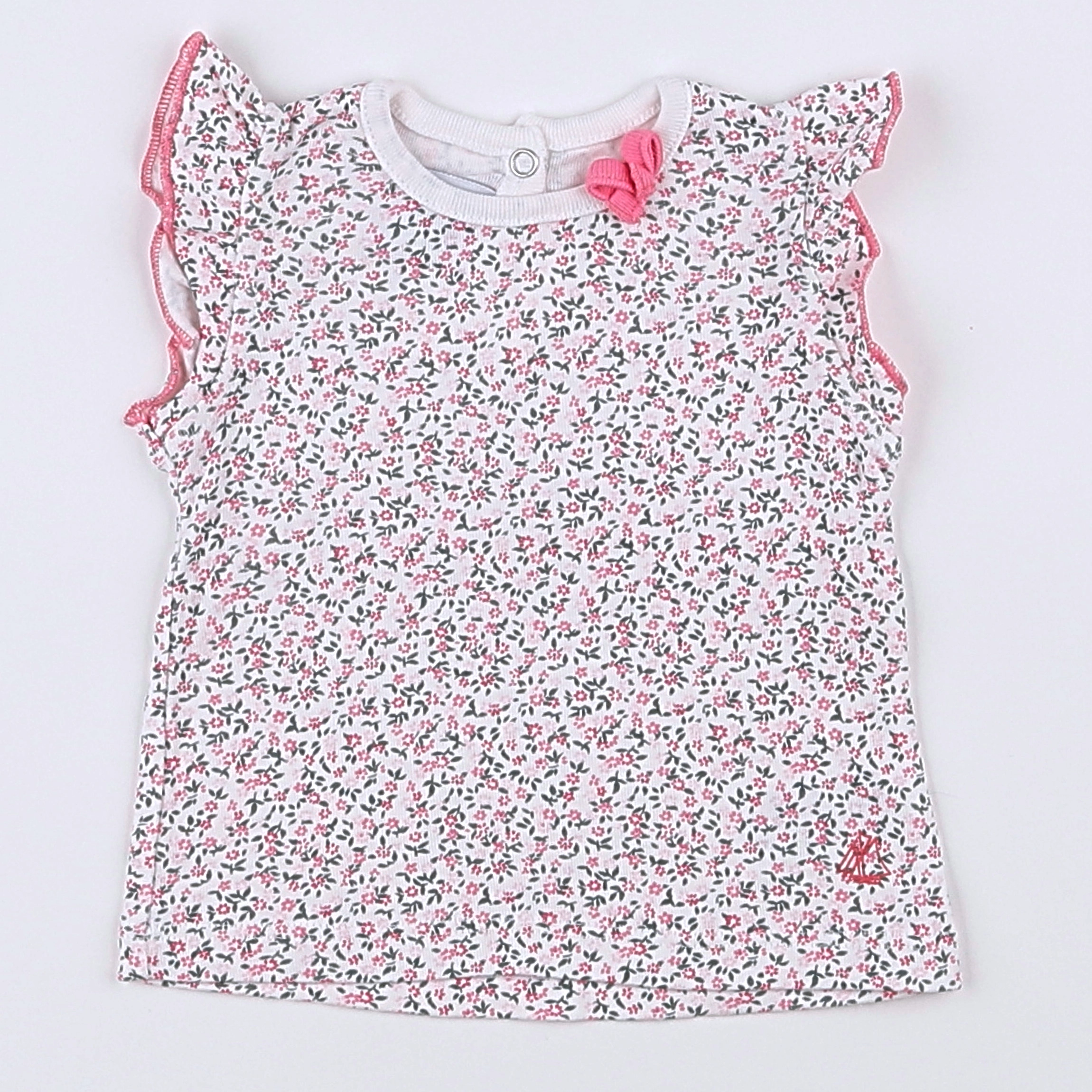 Petit Bateau - tee-shirt multicolore - 3 mois