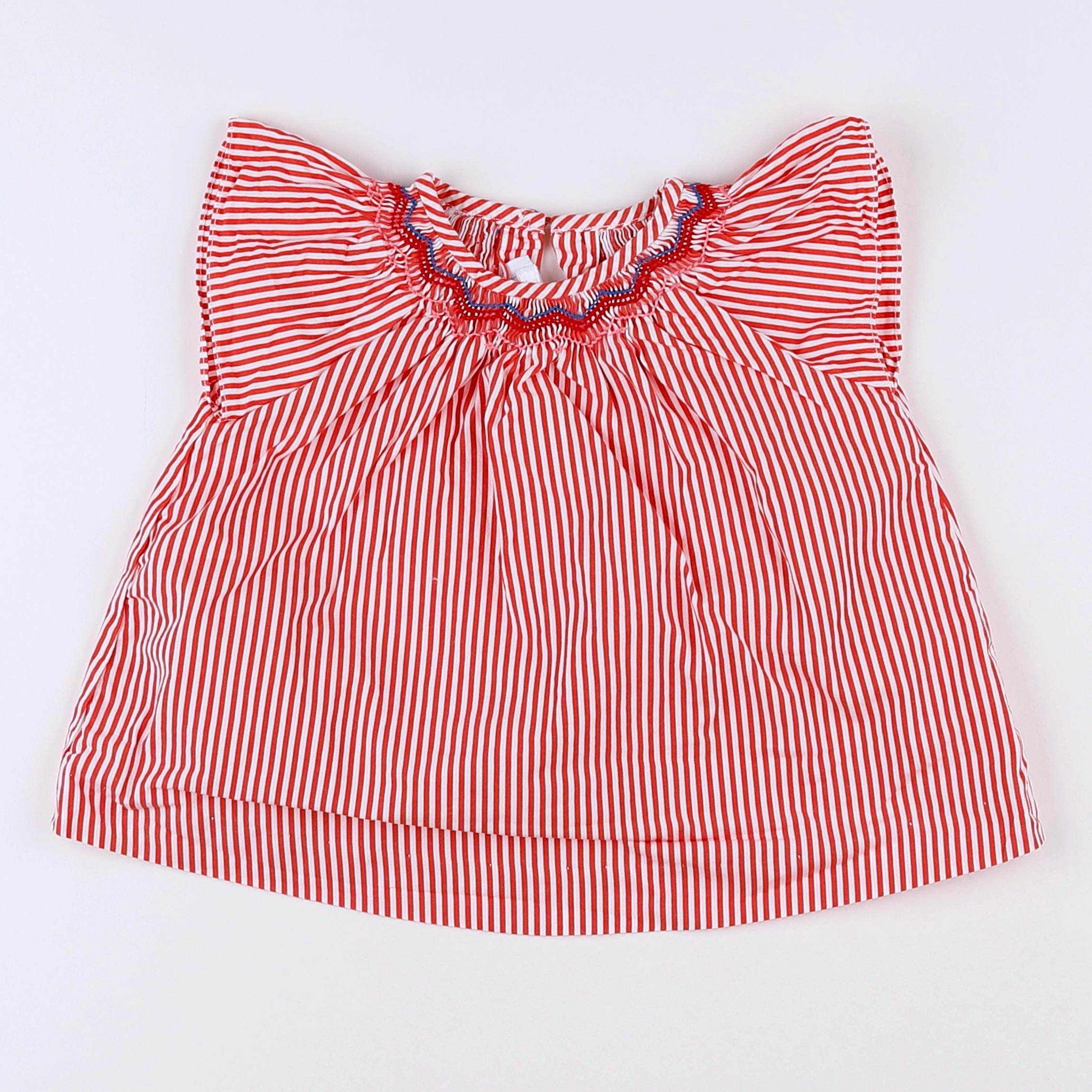 Jacadi - blouse rouge - 12 mois