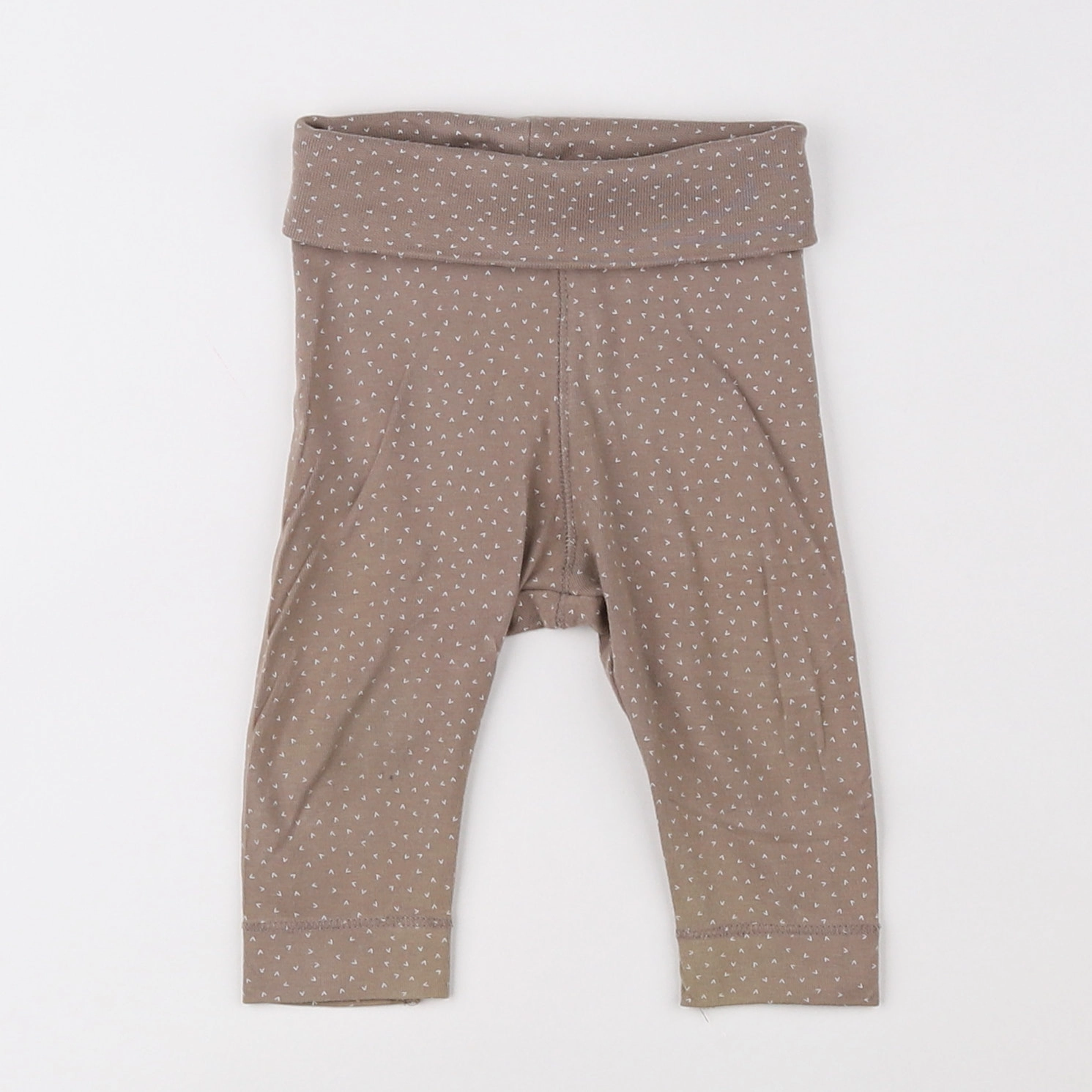 H&M - legging marron - 3 mois