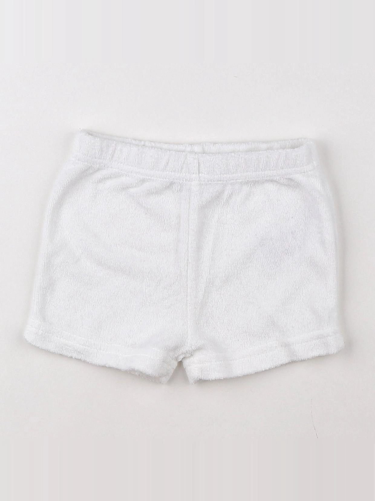 Vertbaudet - short blanc - 12 mois
