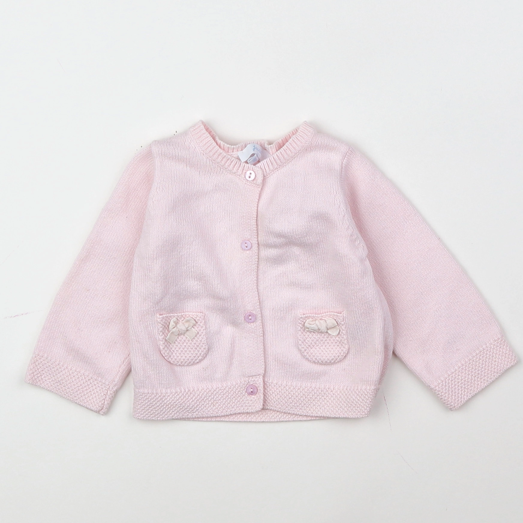 Jacadi - gilet rose - 6 mois
