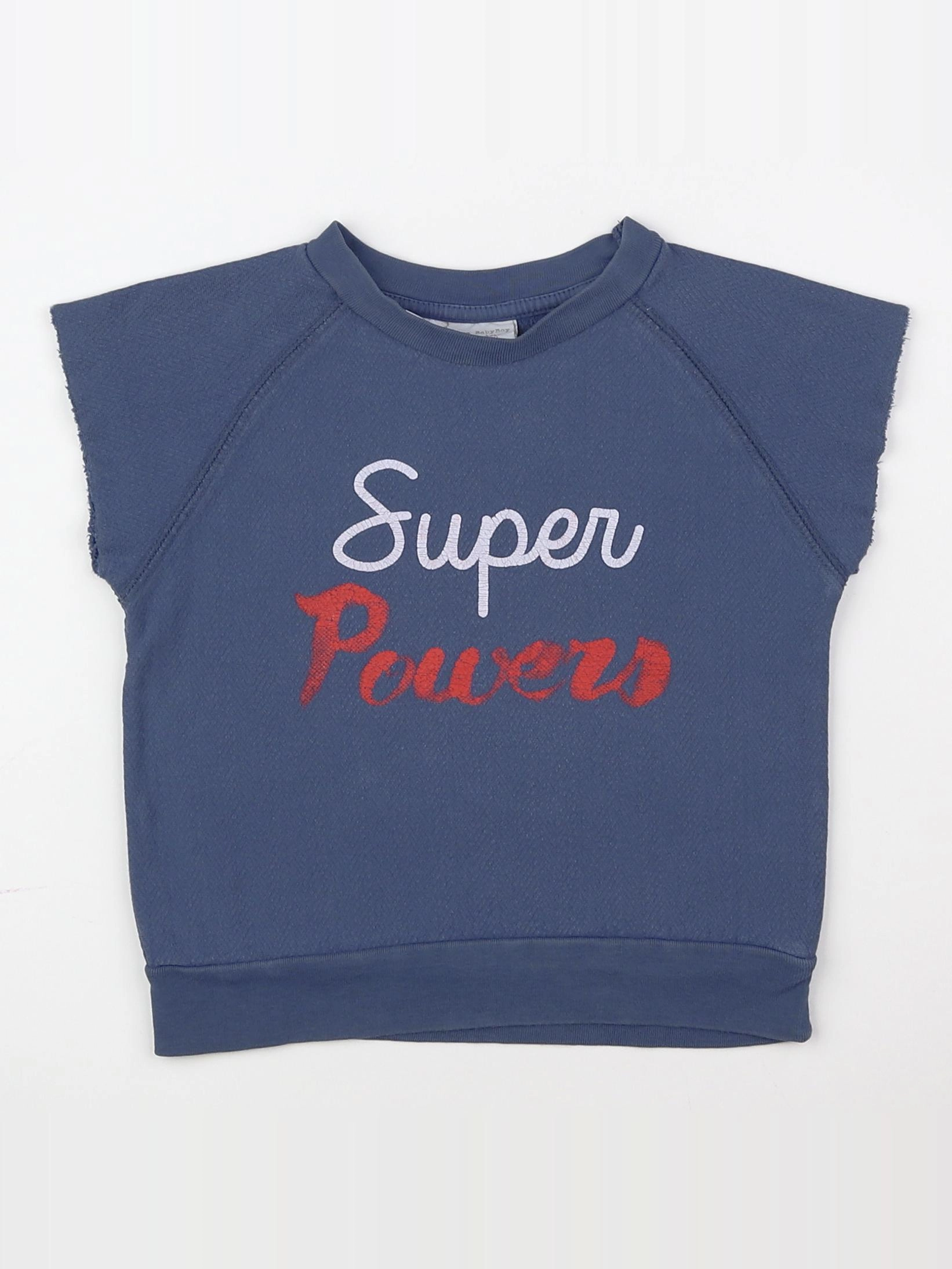 Zara - tee-shirt bleu - 9/12 mois