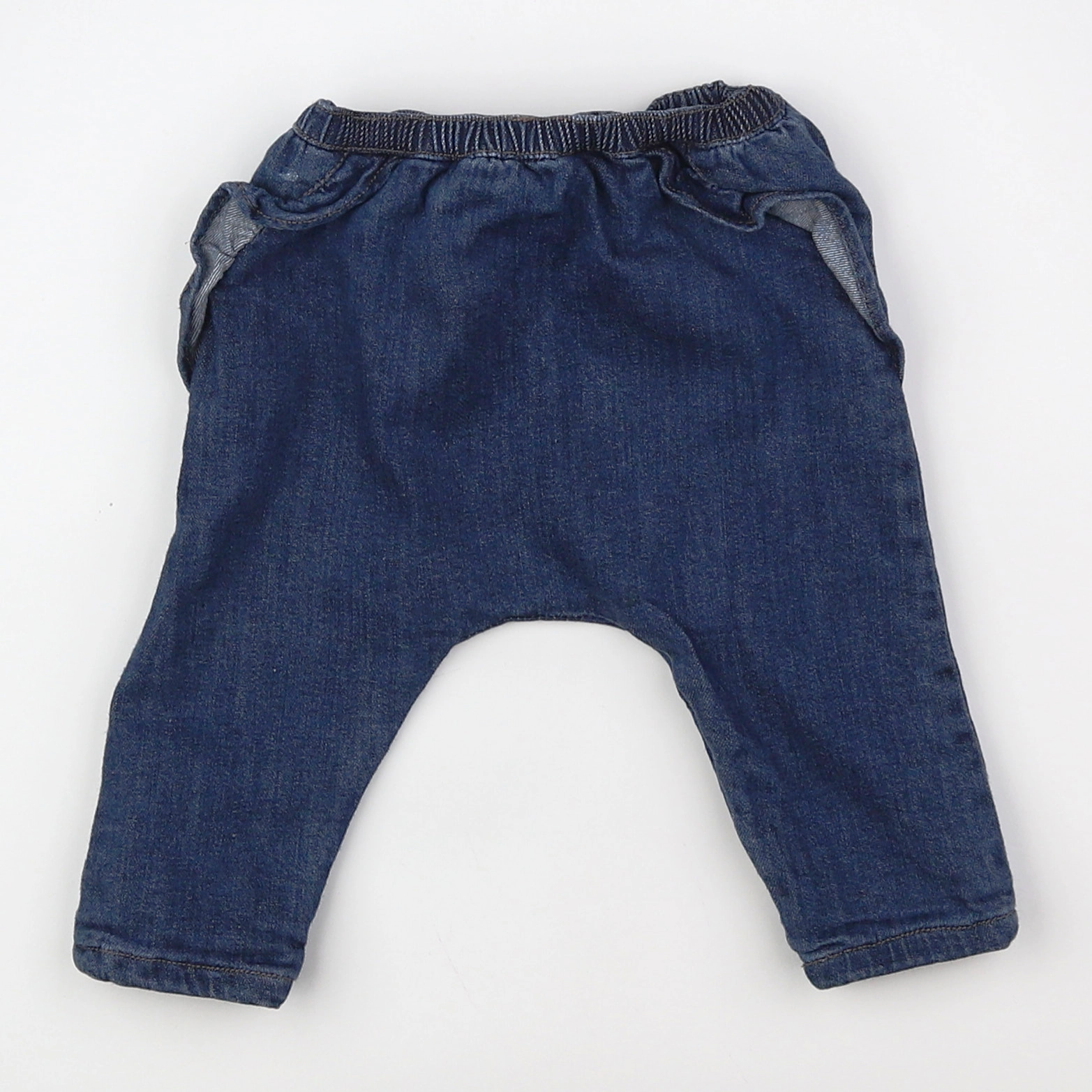 Boutchou - sarouel doublé bleu - 3 mois