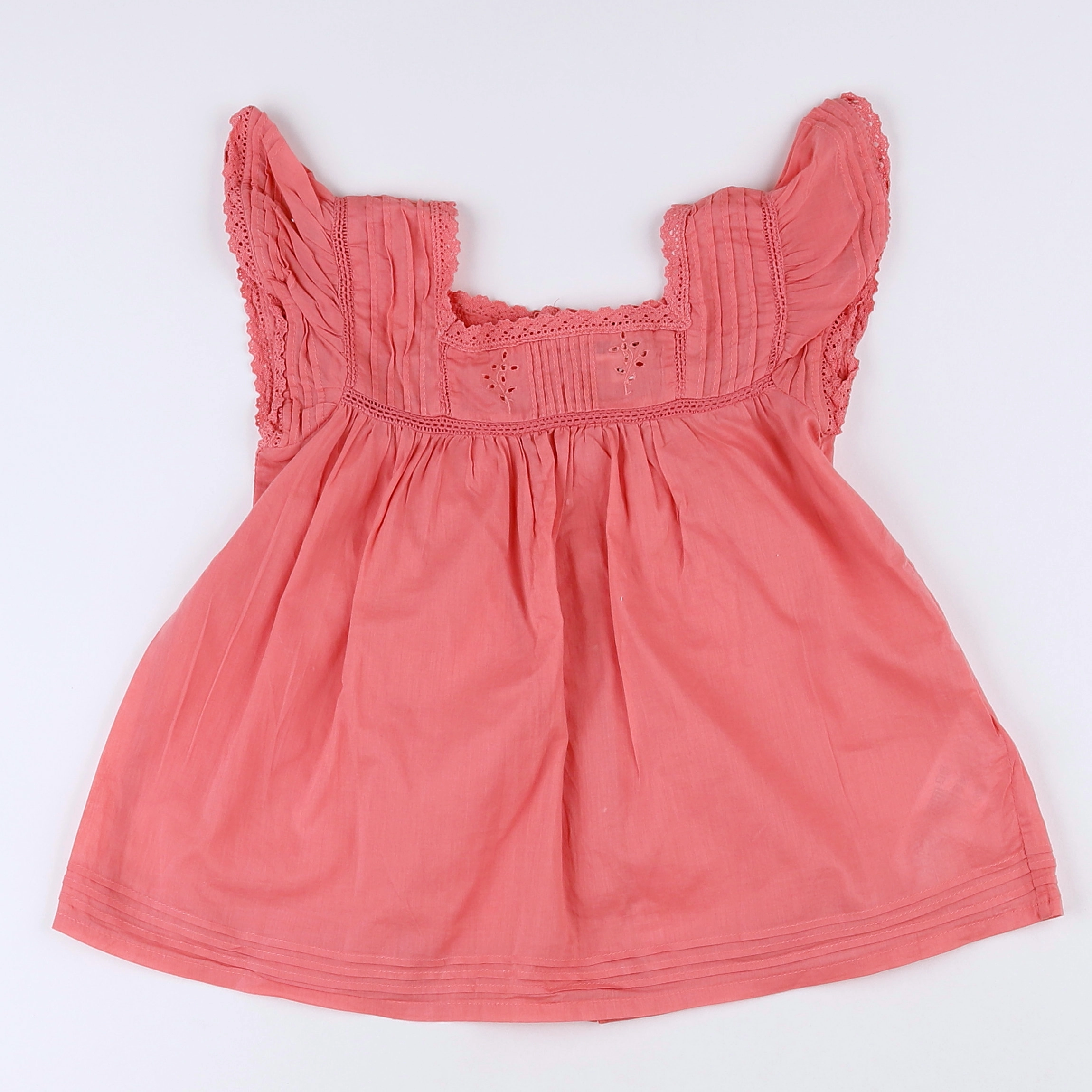 Bonton - robe rose - 12 mois