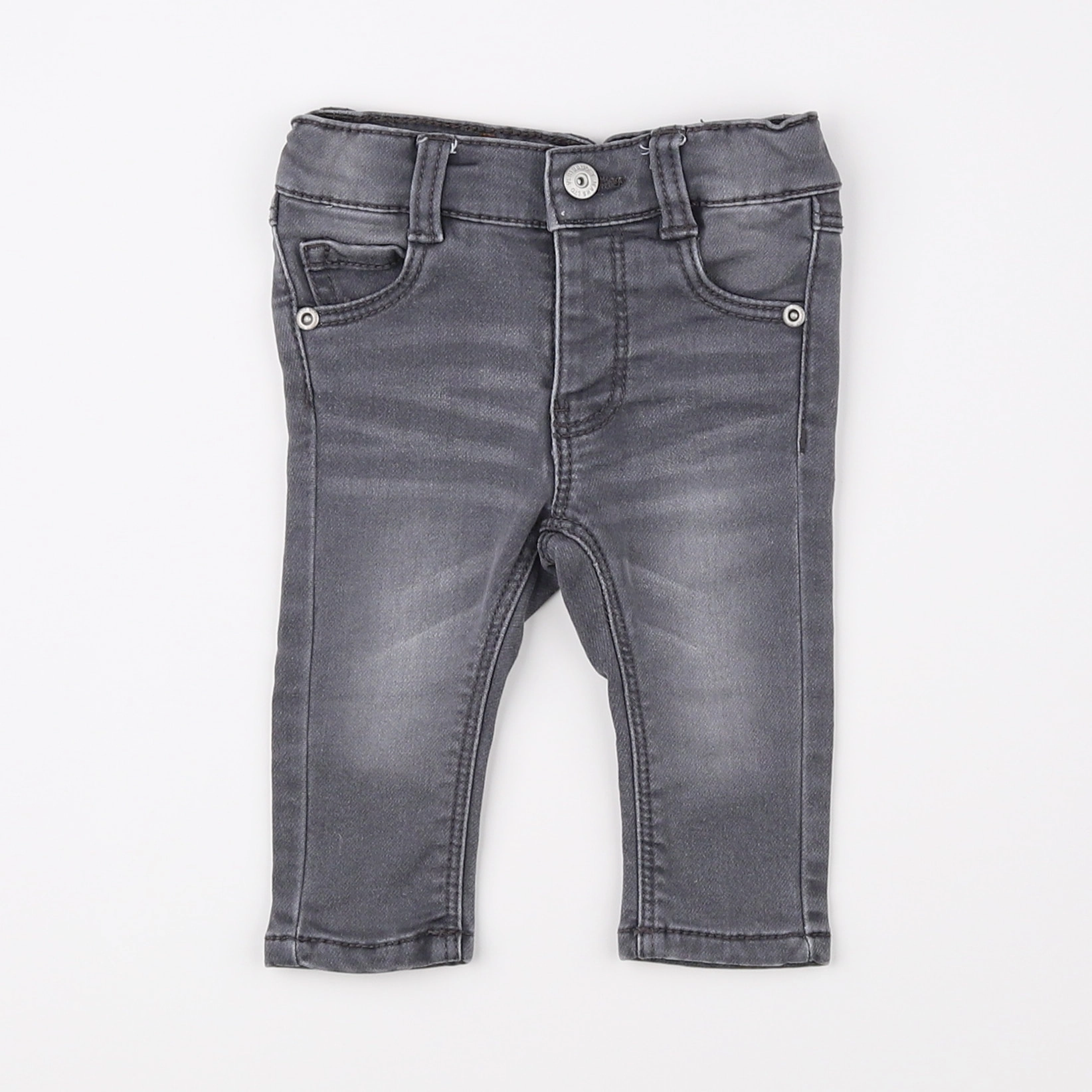 Vertbaudet - jean gris - 3 mois