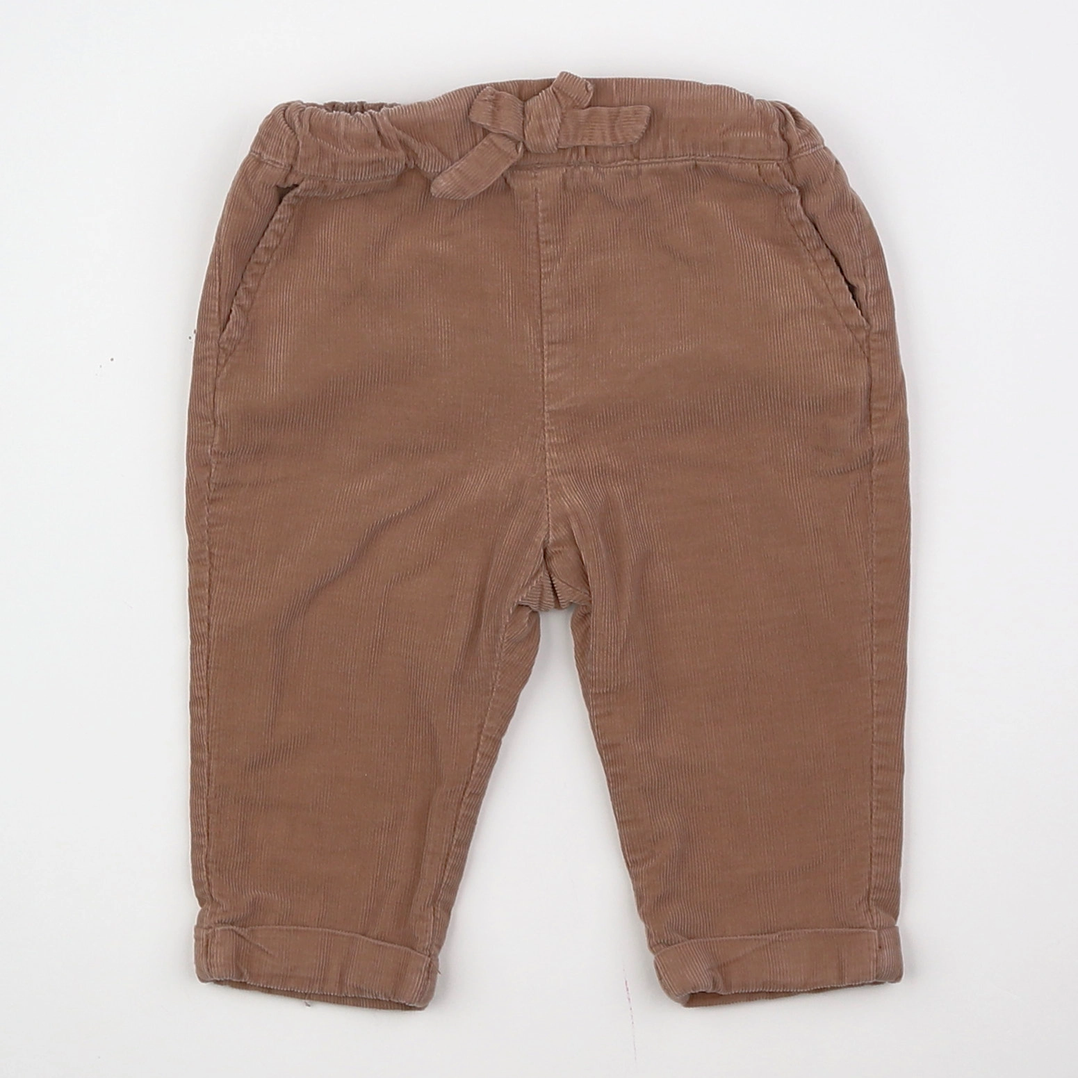 Vertbaudet - pantalon marron - 3 mois