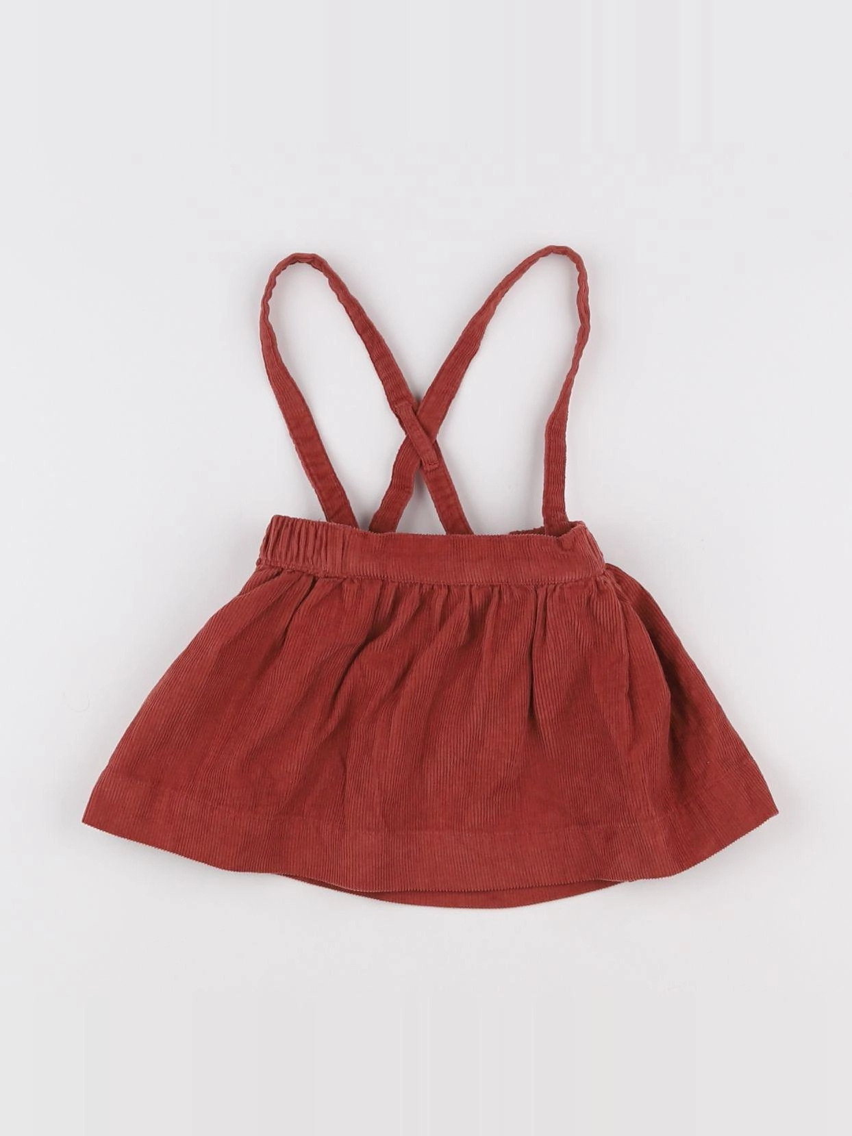 Vertbaudet - jupe marron - 9 mois