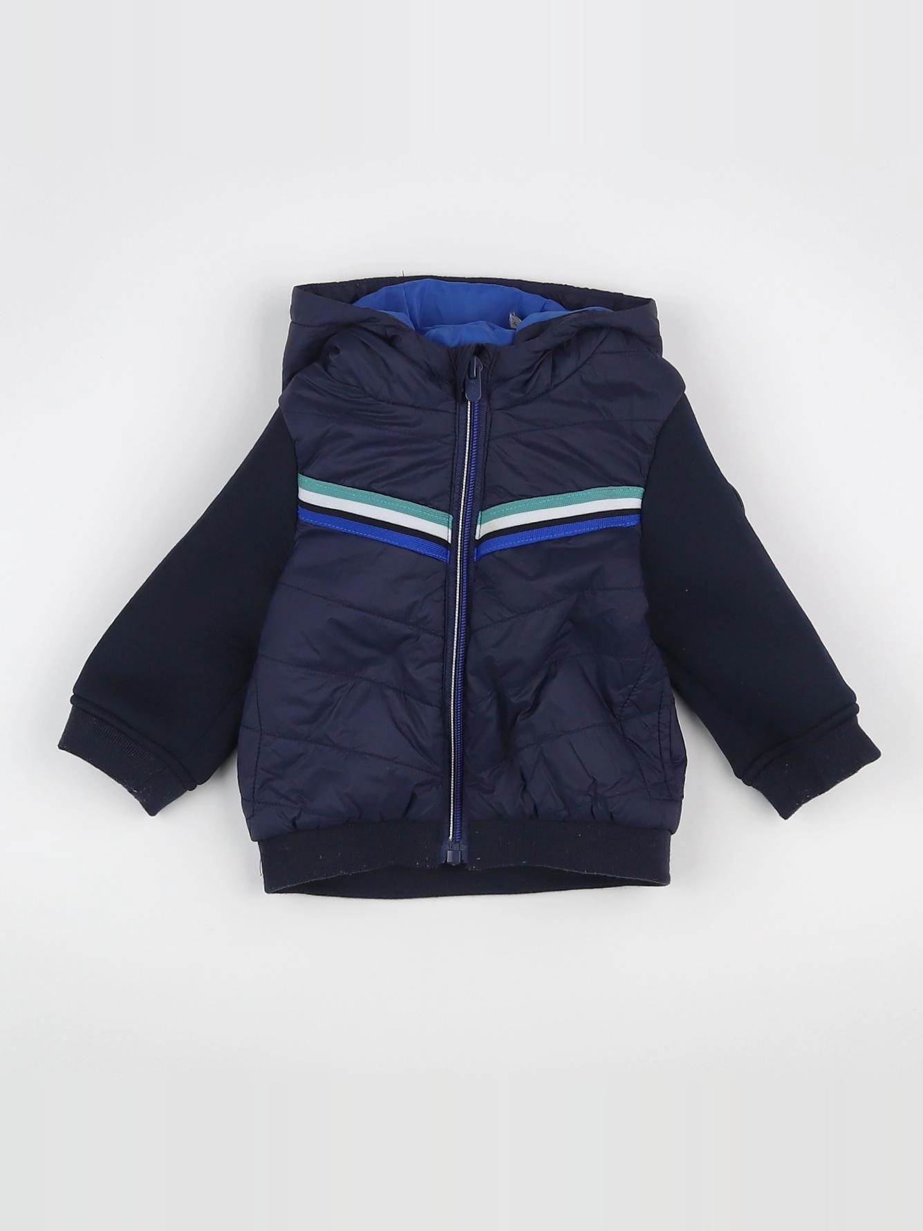 IKKS - veste bleu - 6 mois