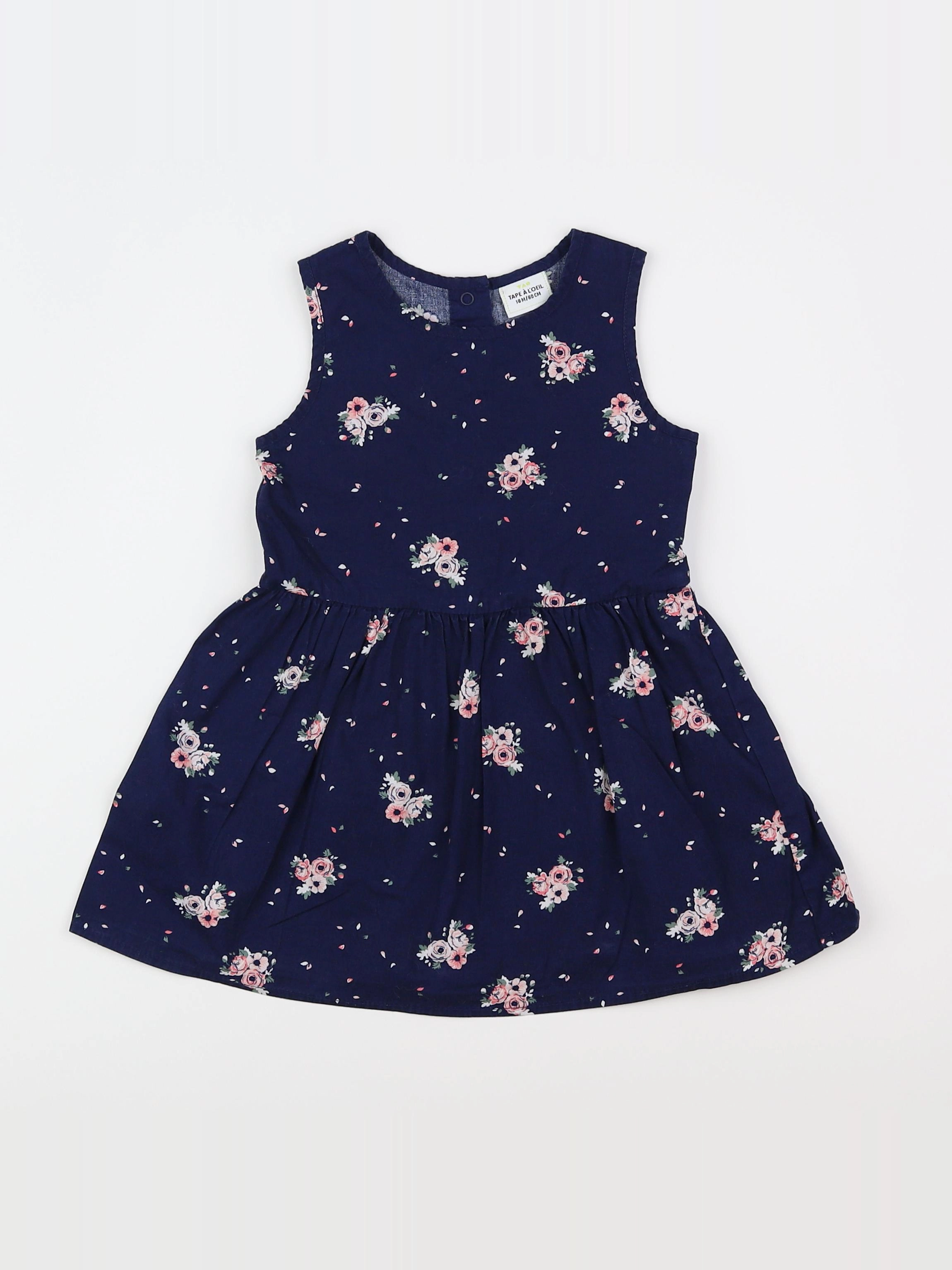 Tape à l'oeil - robe bleu - 18 mois