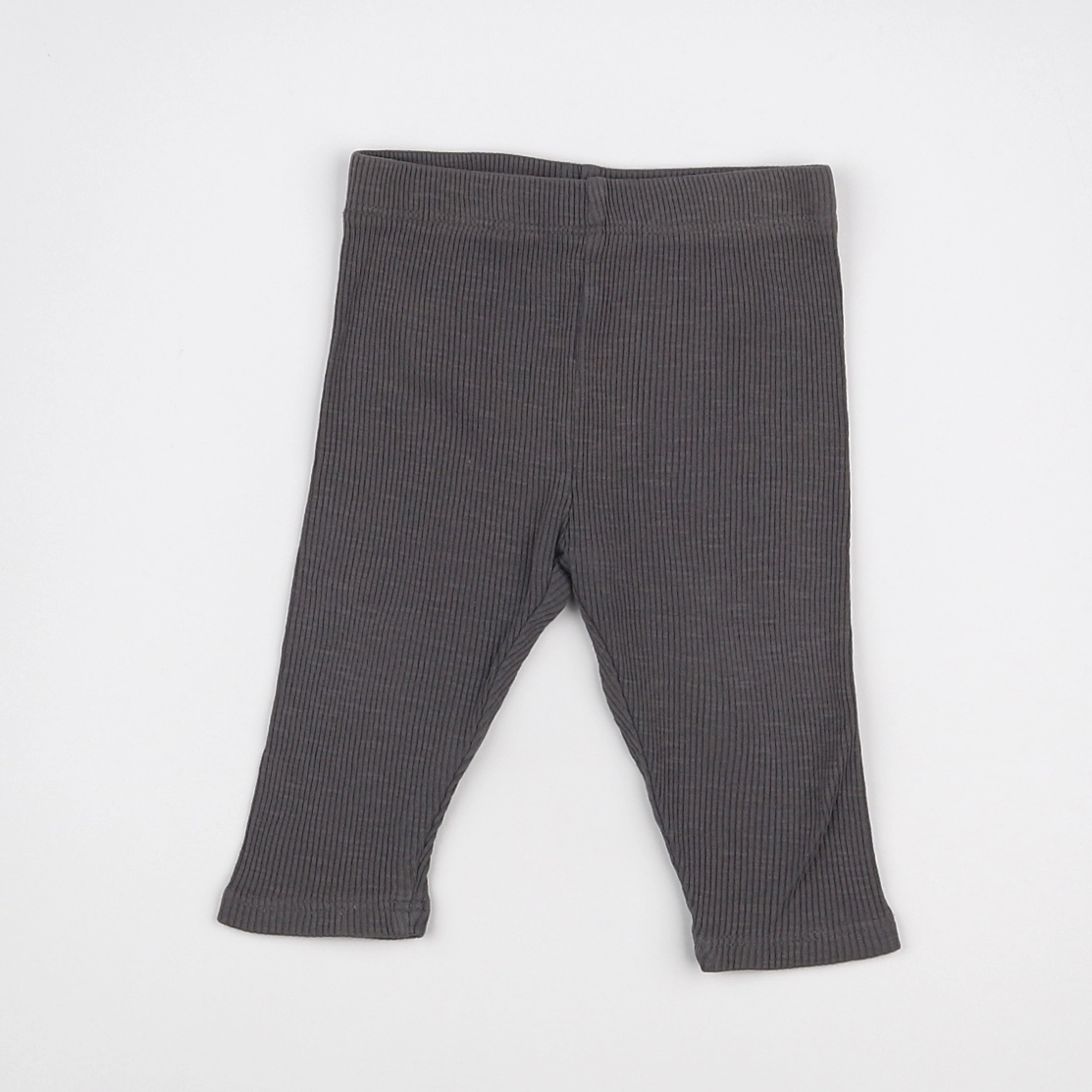 Vertbaudet - legging gris - 9 mois