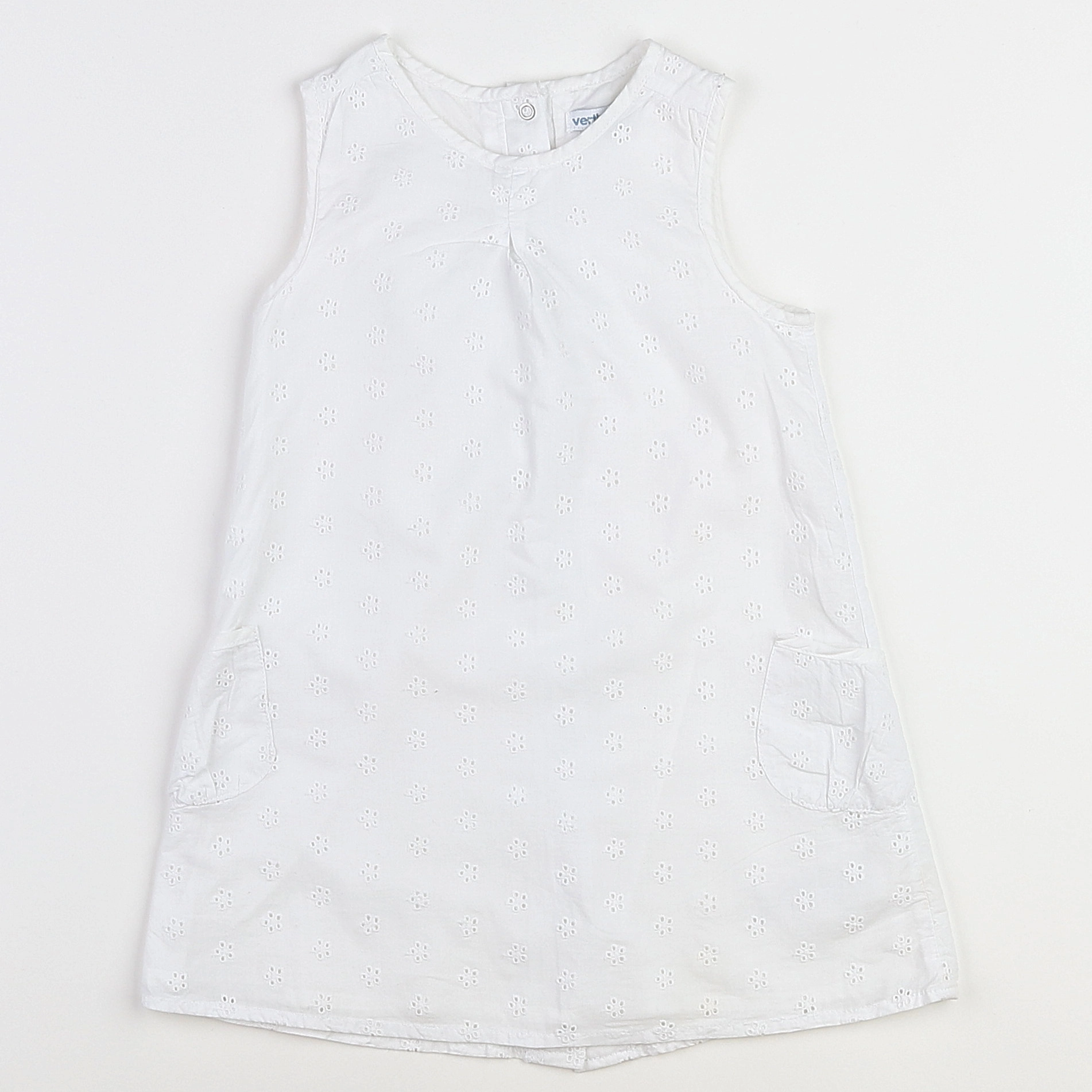 Vertbaudet - robe blanc - 3 ans