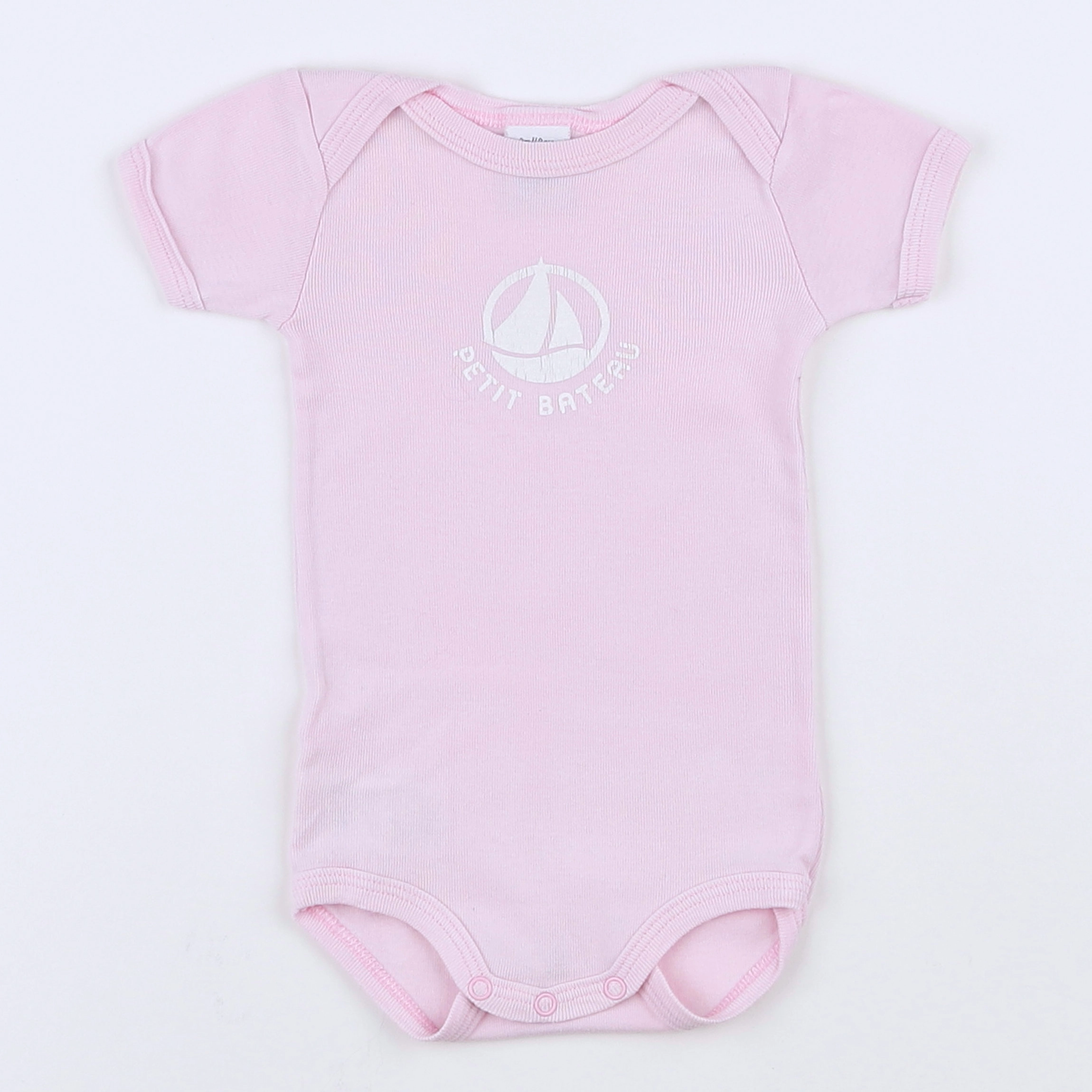 Petit Bateau - body rose - 3 mois