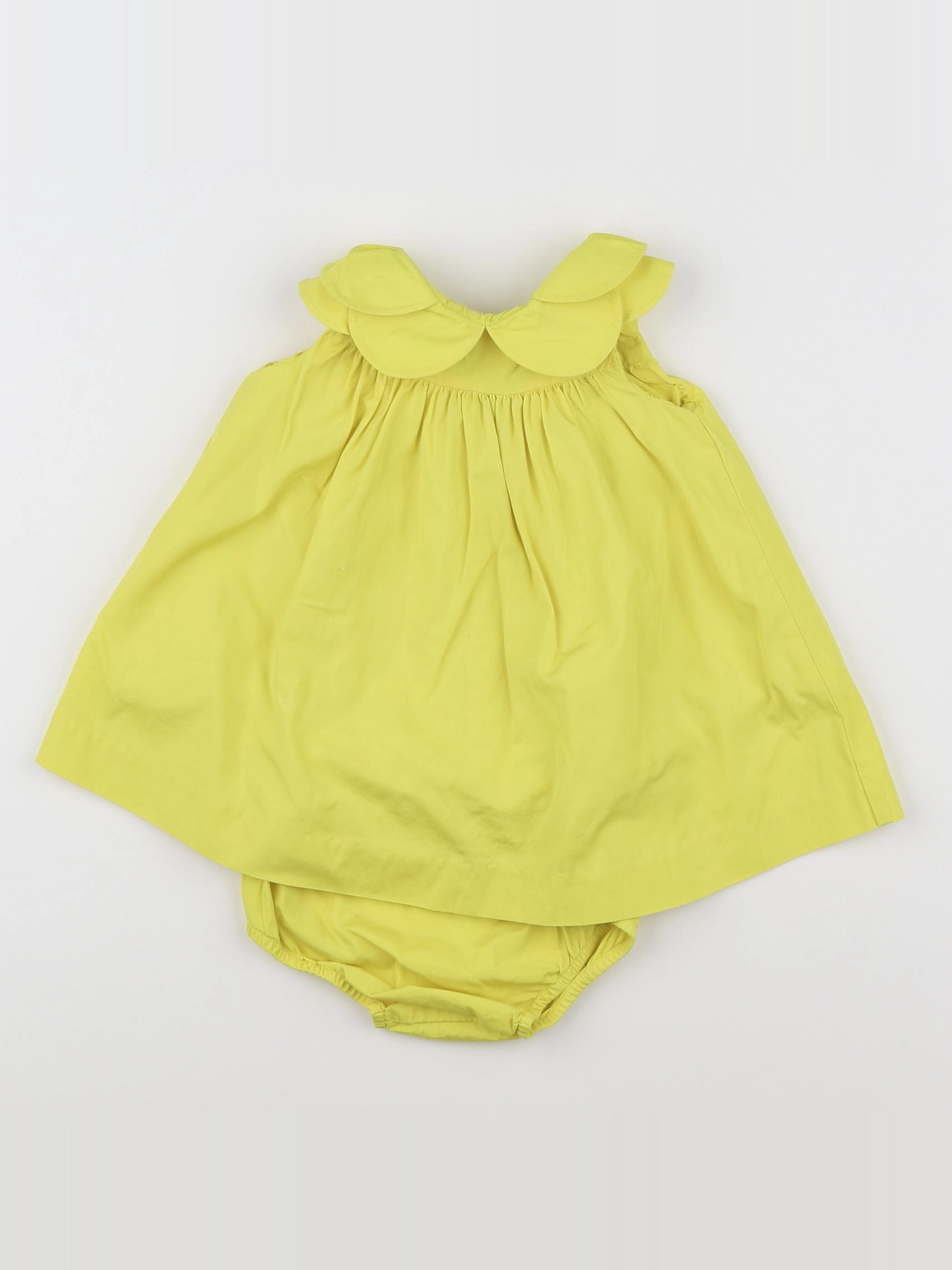 Jacadi - robe jaune - 6 mois