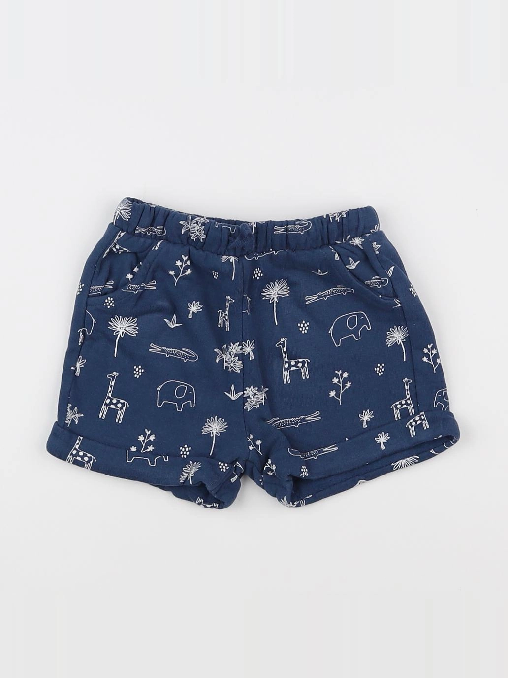 Vertbaudet - short bleu - 12 mois