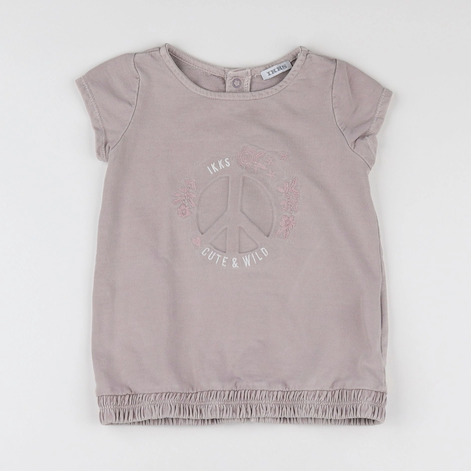 IKKS - robe rose - 6 mois