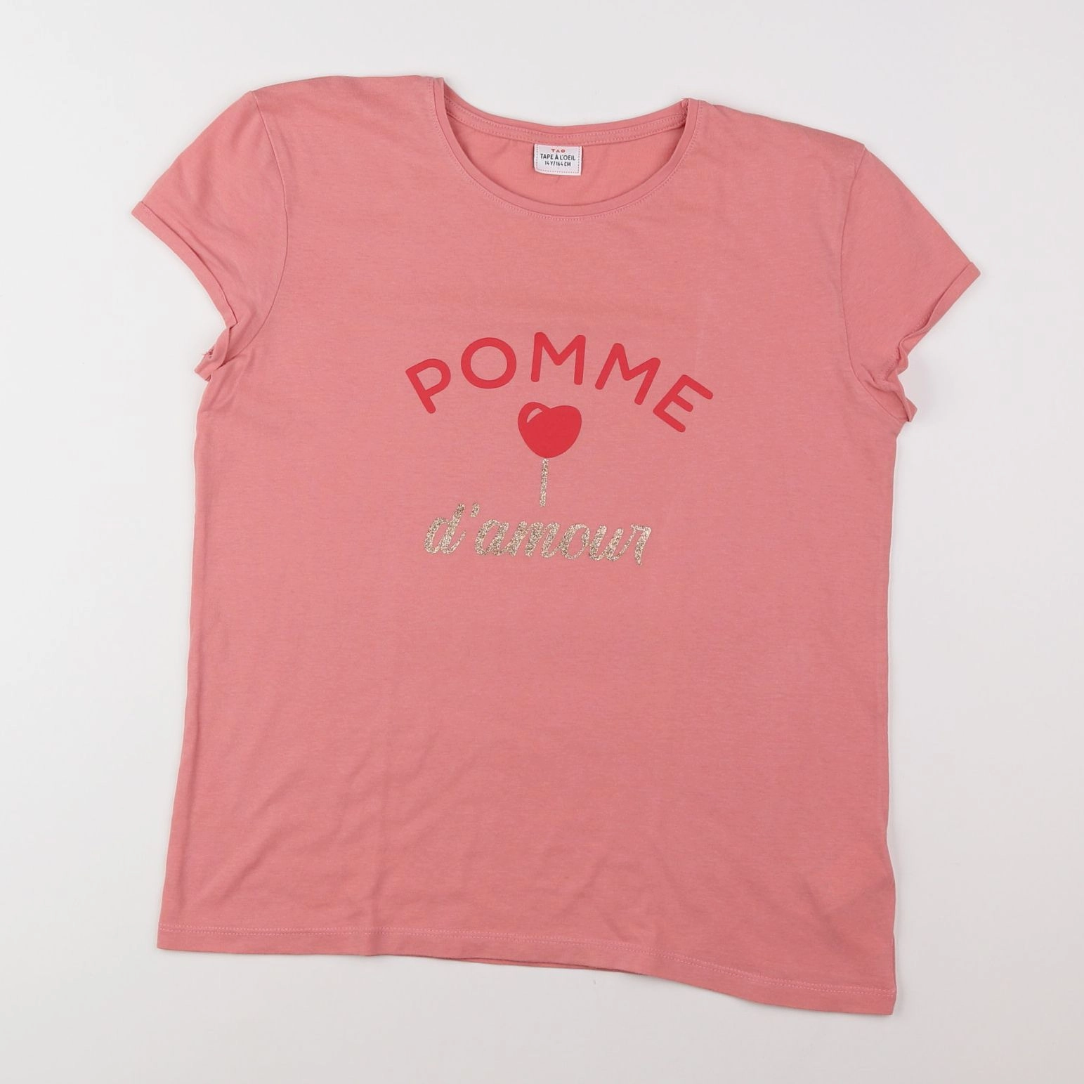 Tape à l'oeil - tee-shirt rose - 14 ans