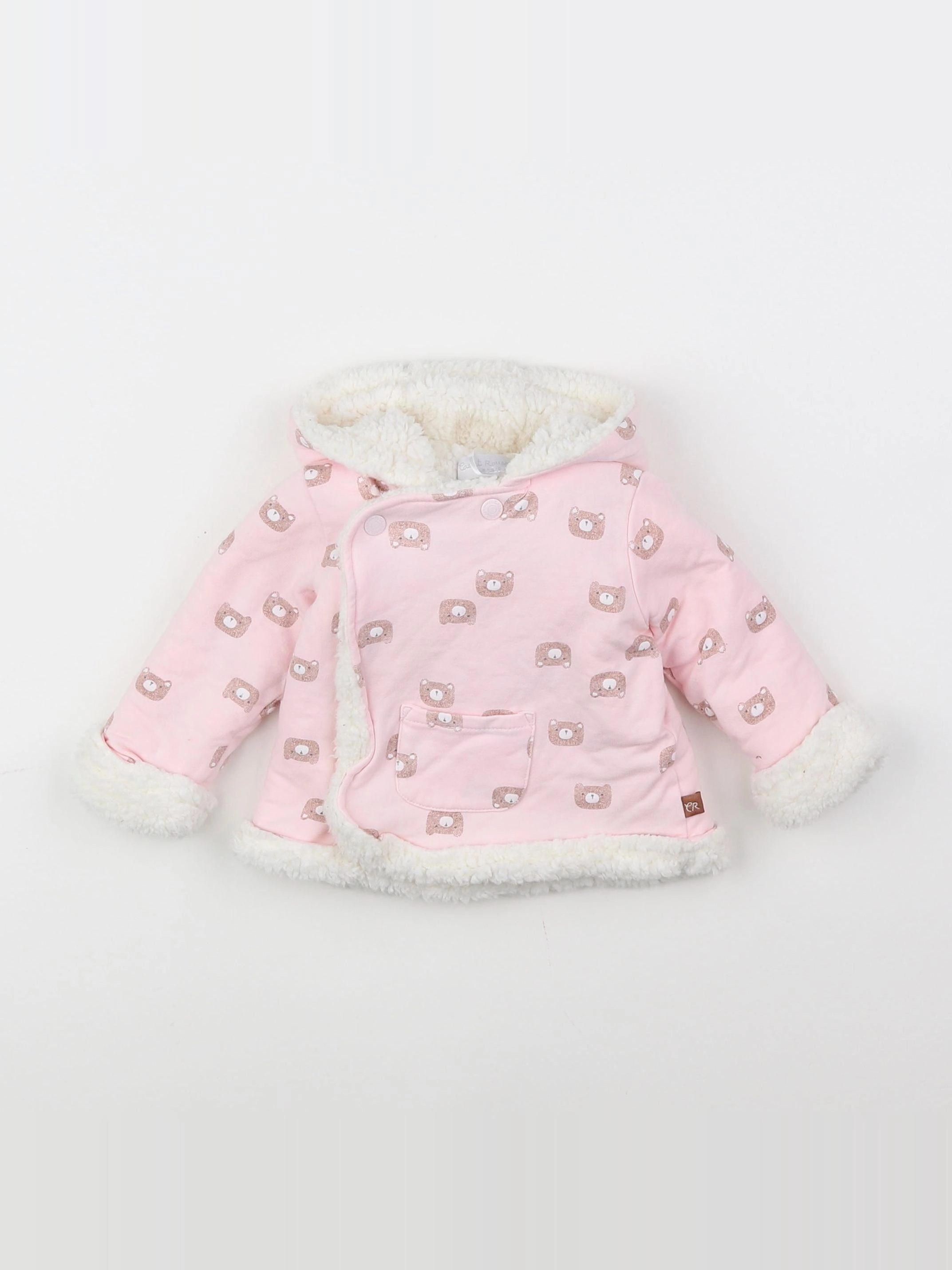 Cadet Rousselle - gilet rose - 6 mois
