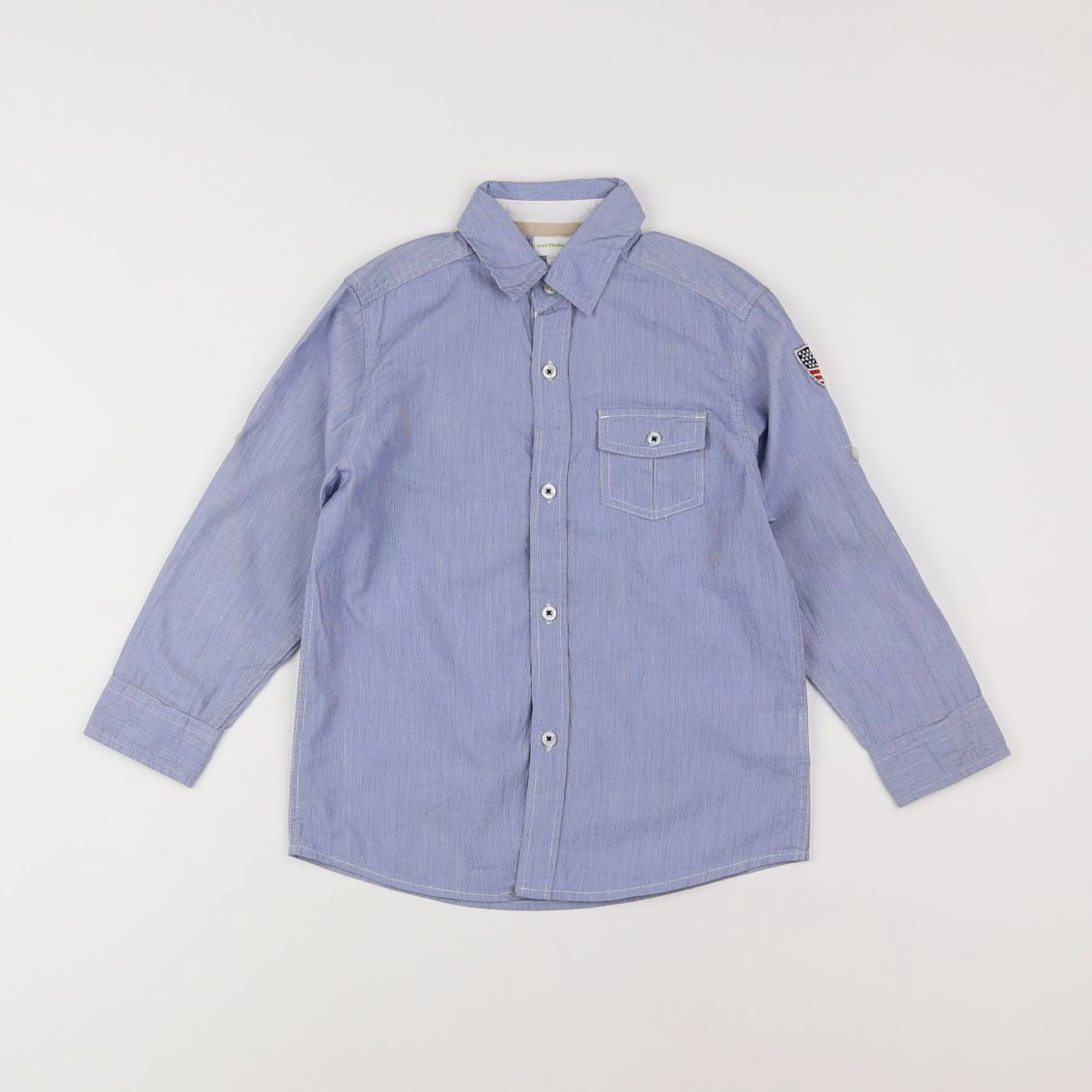 Vertbaudet - chemise bleu - 5 ans