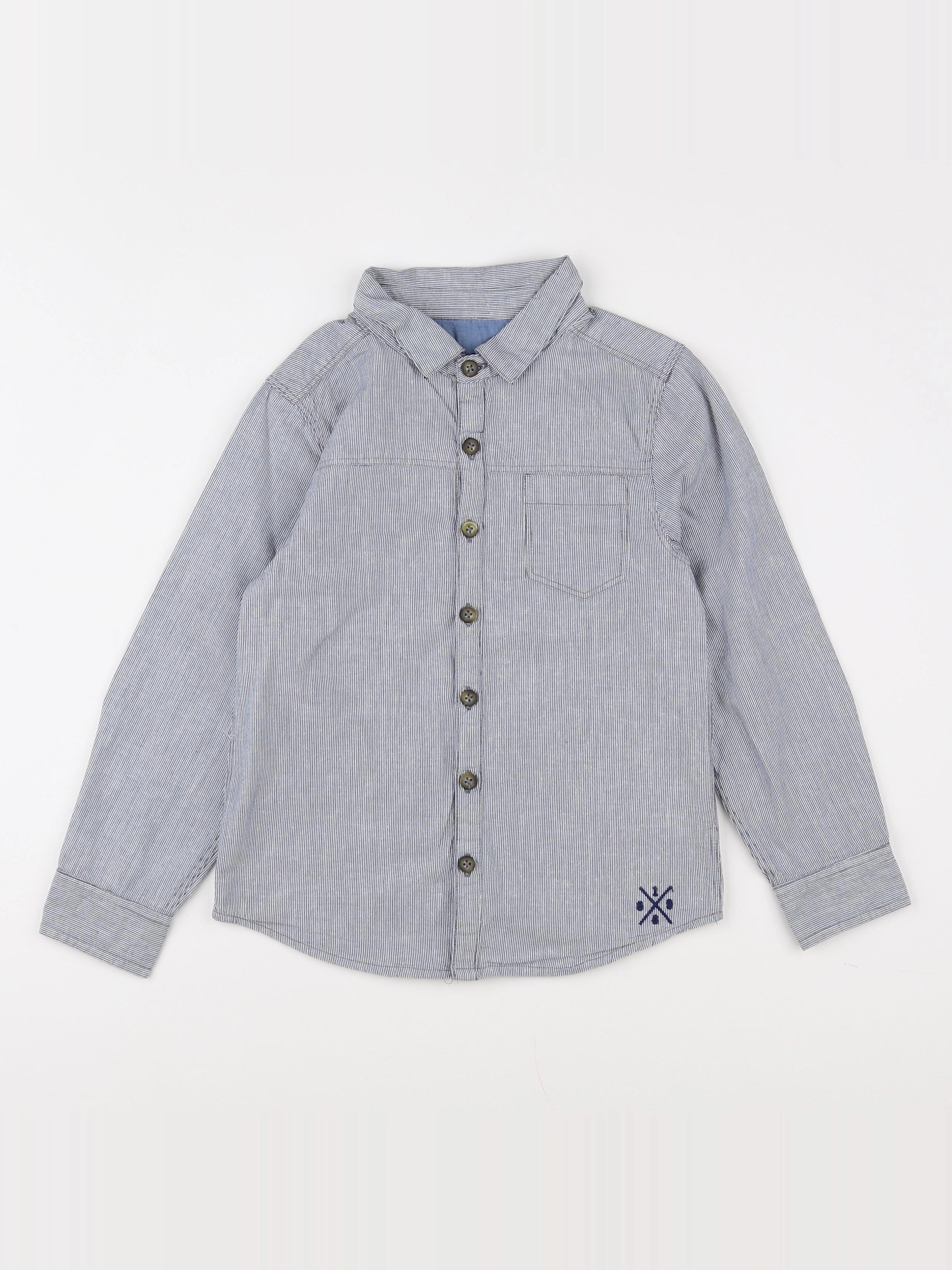 Galeries Lafayette - chemise bleu - 6 ans