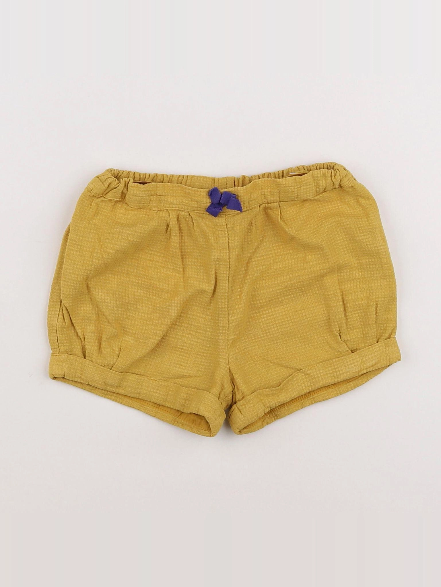 Cyrillus - short jaune - 18 mois