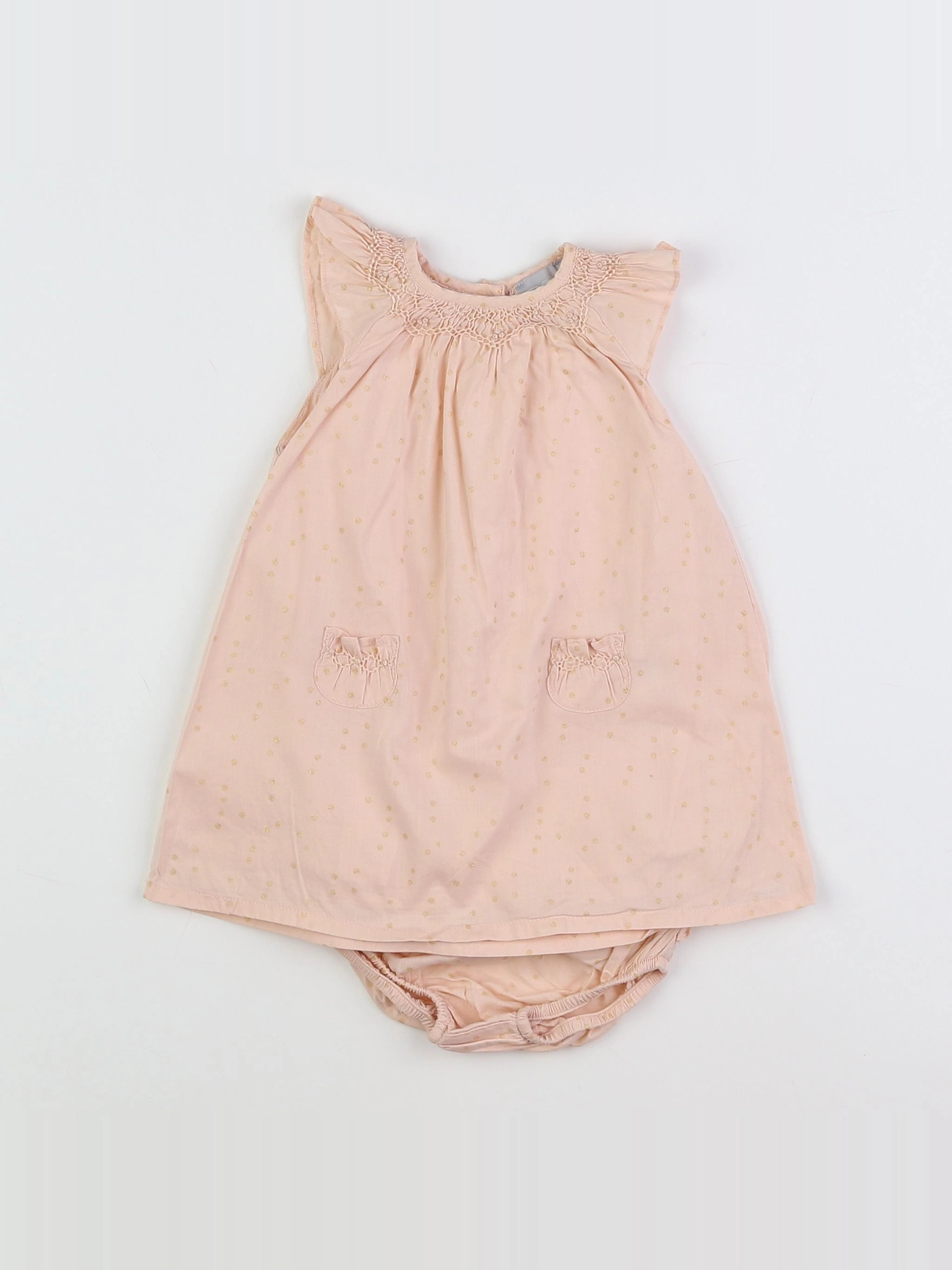 Cyrillus - robe rose - 3 mois