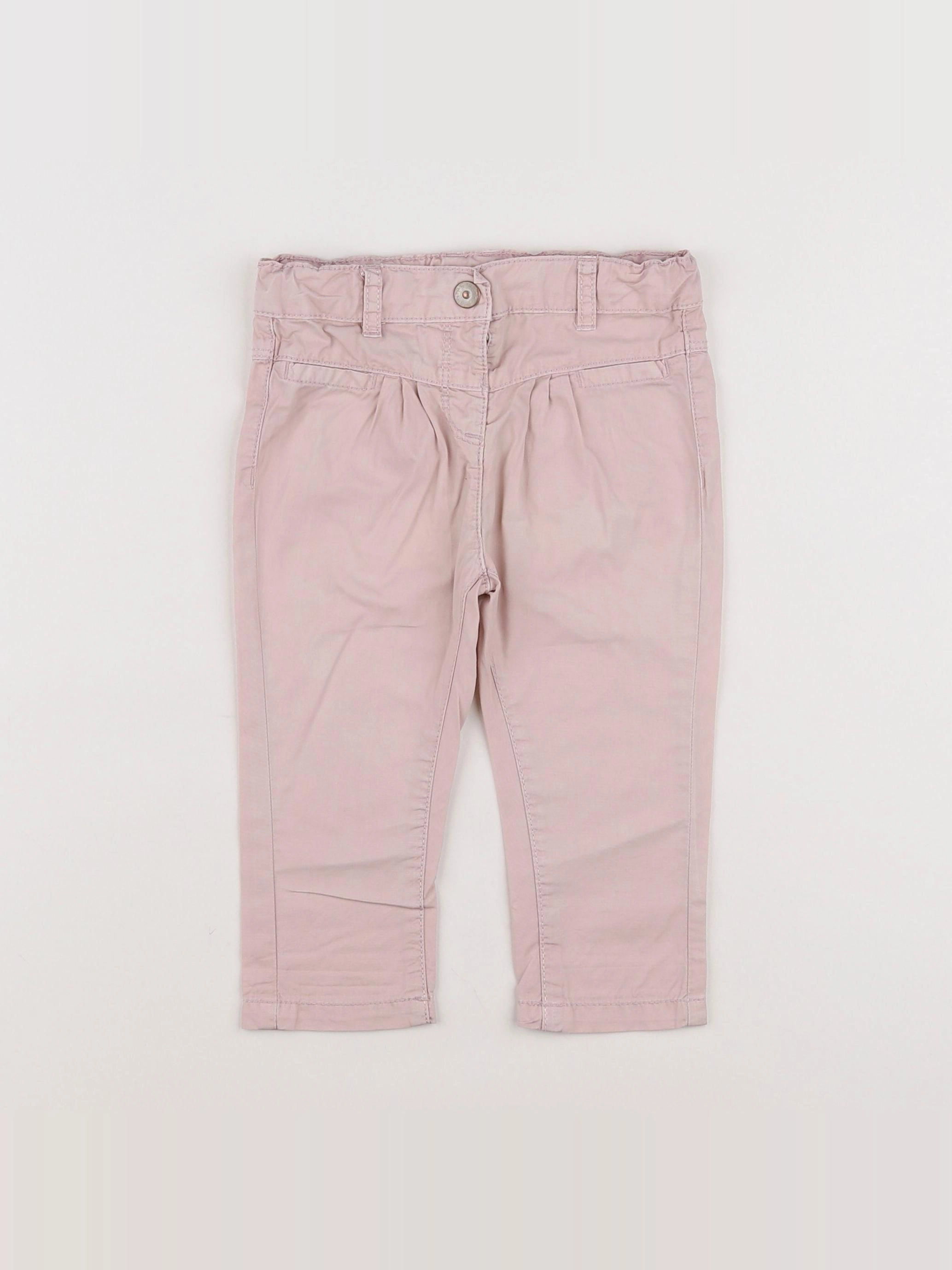 Tape à l'oeil - pantalon rose - 12 mois