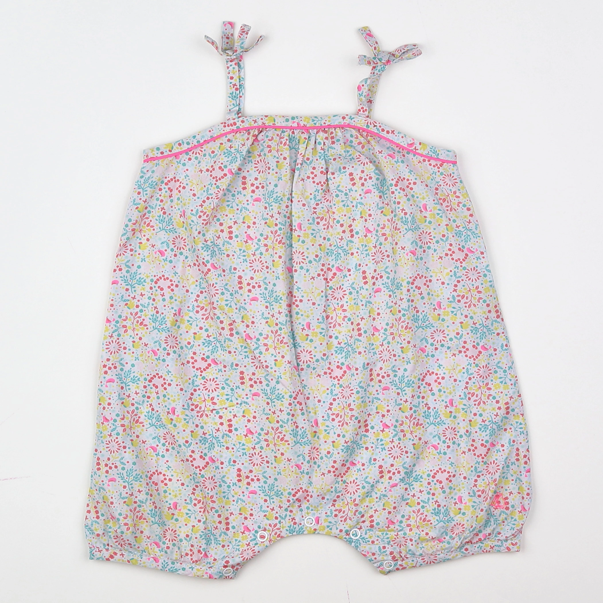 Petit Bateau - combinaison multicolore - 12 mois