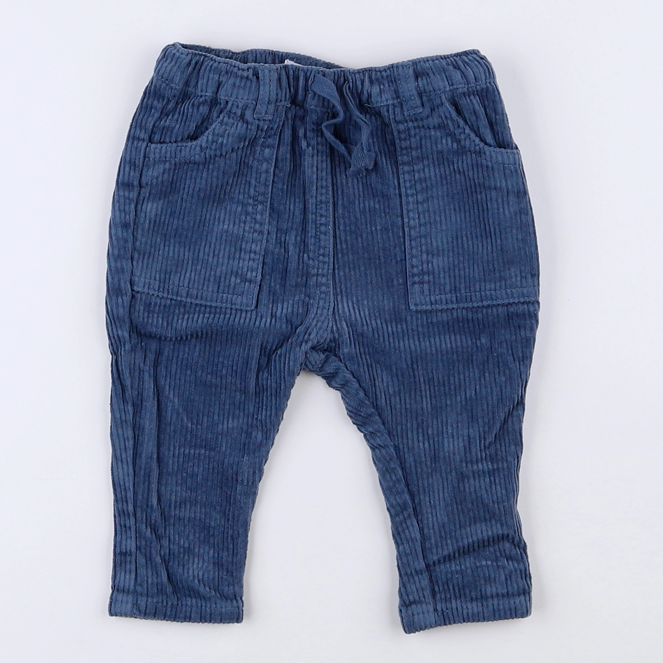 Vertbaudet - pantalon bleu - 3 mois