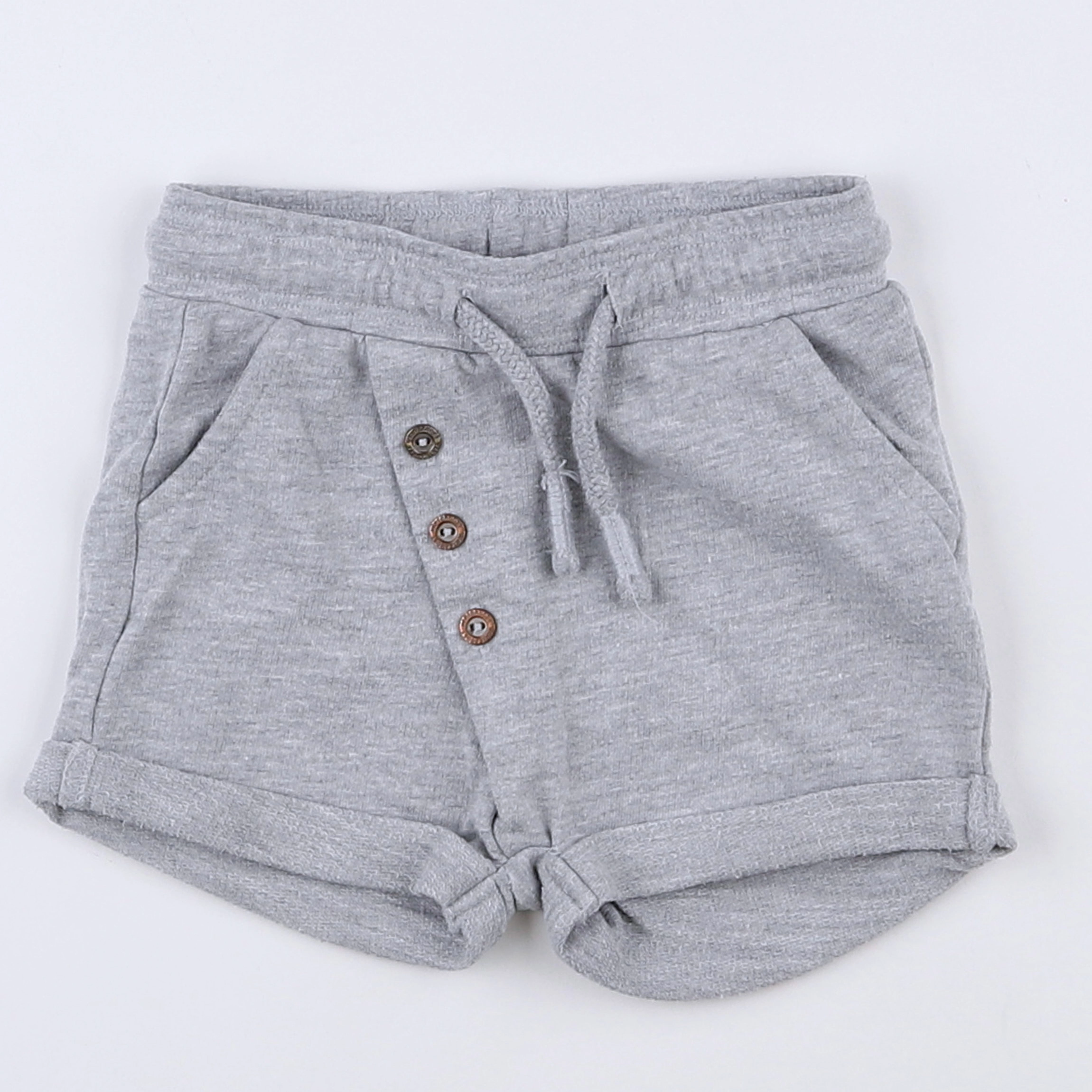 Vertbaudet - short gris - 12 mois
