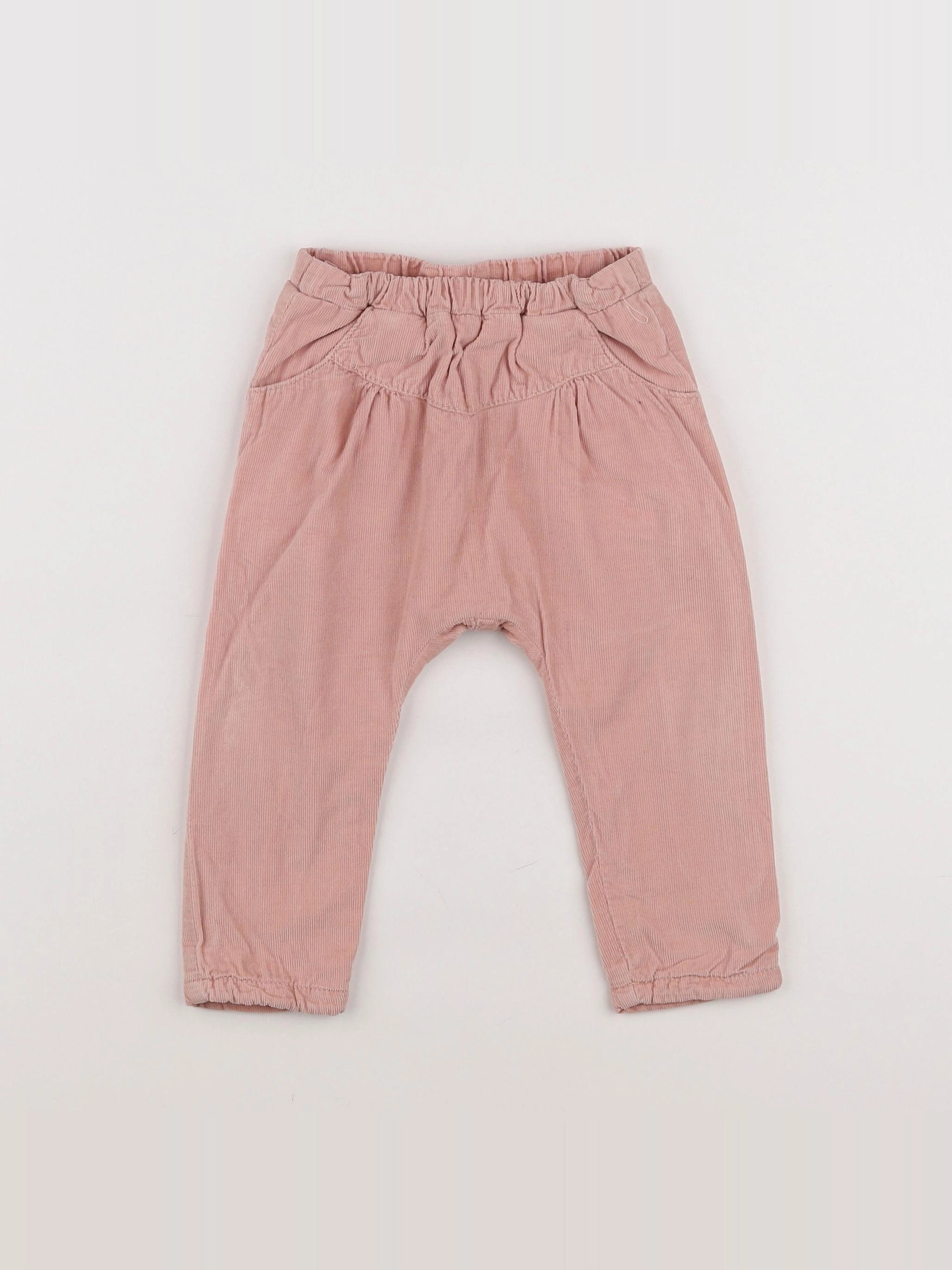 Tape à l'oeil - pantalon rose - 12 mois