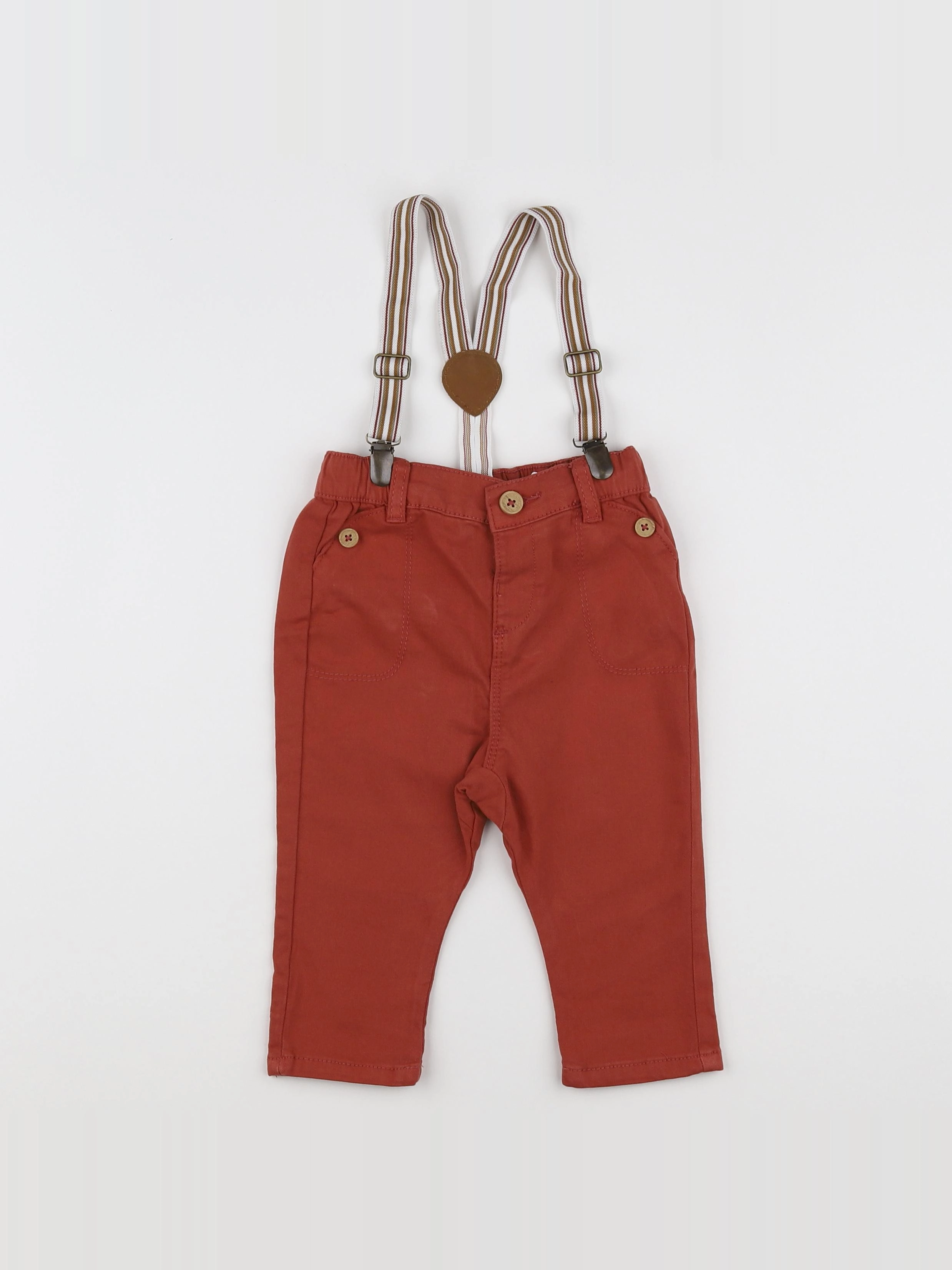 Tape à l'oeil - pantalon orange (état neuf) - 9 mois