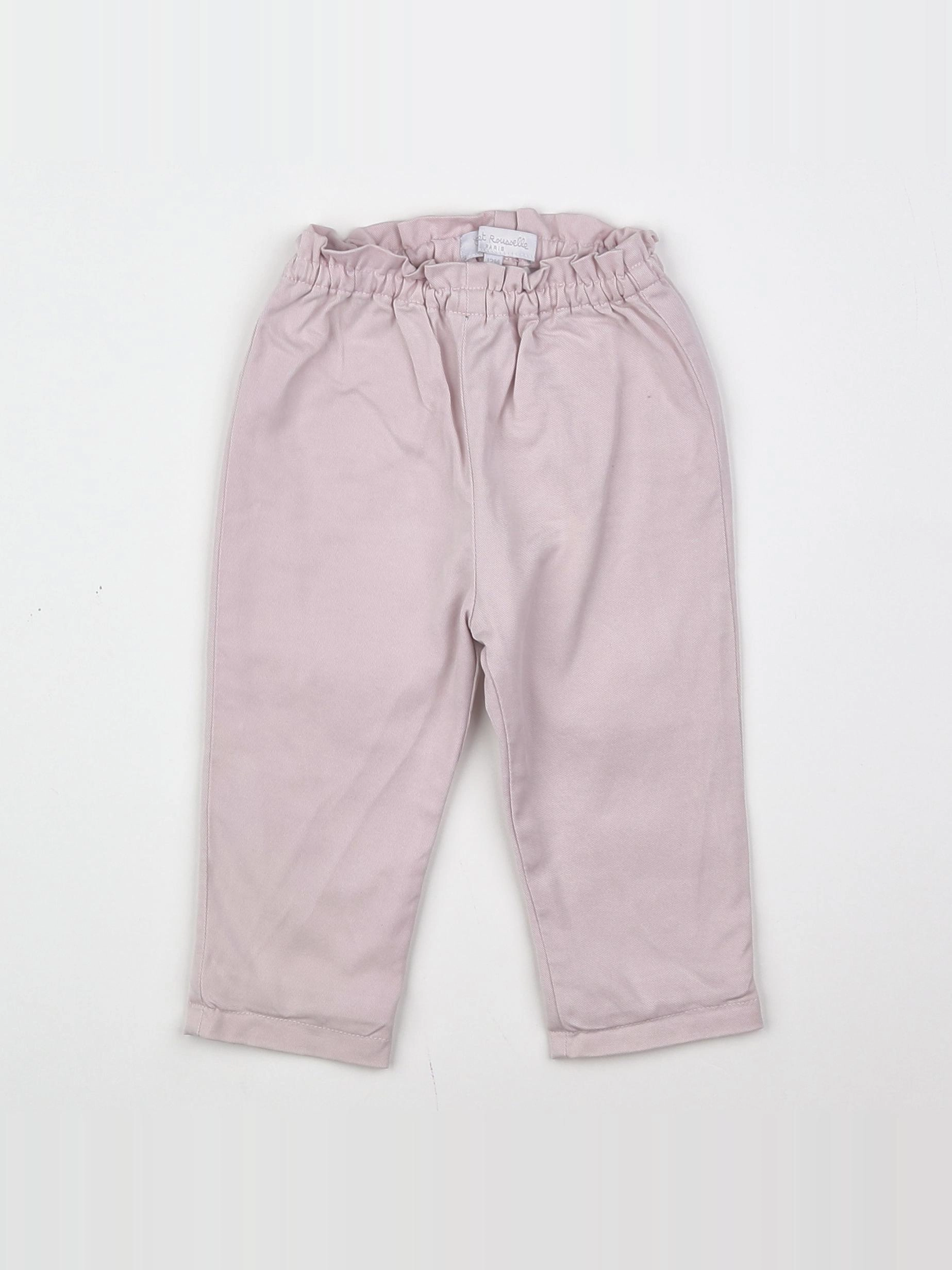 Cadet Rousselle - pantalon rose - 12 mois