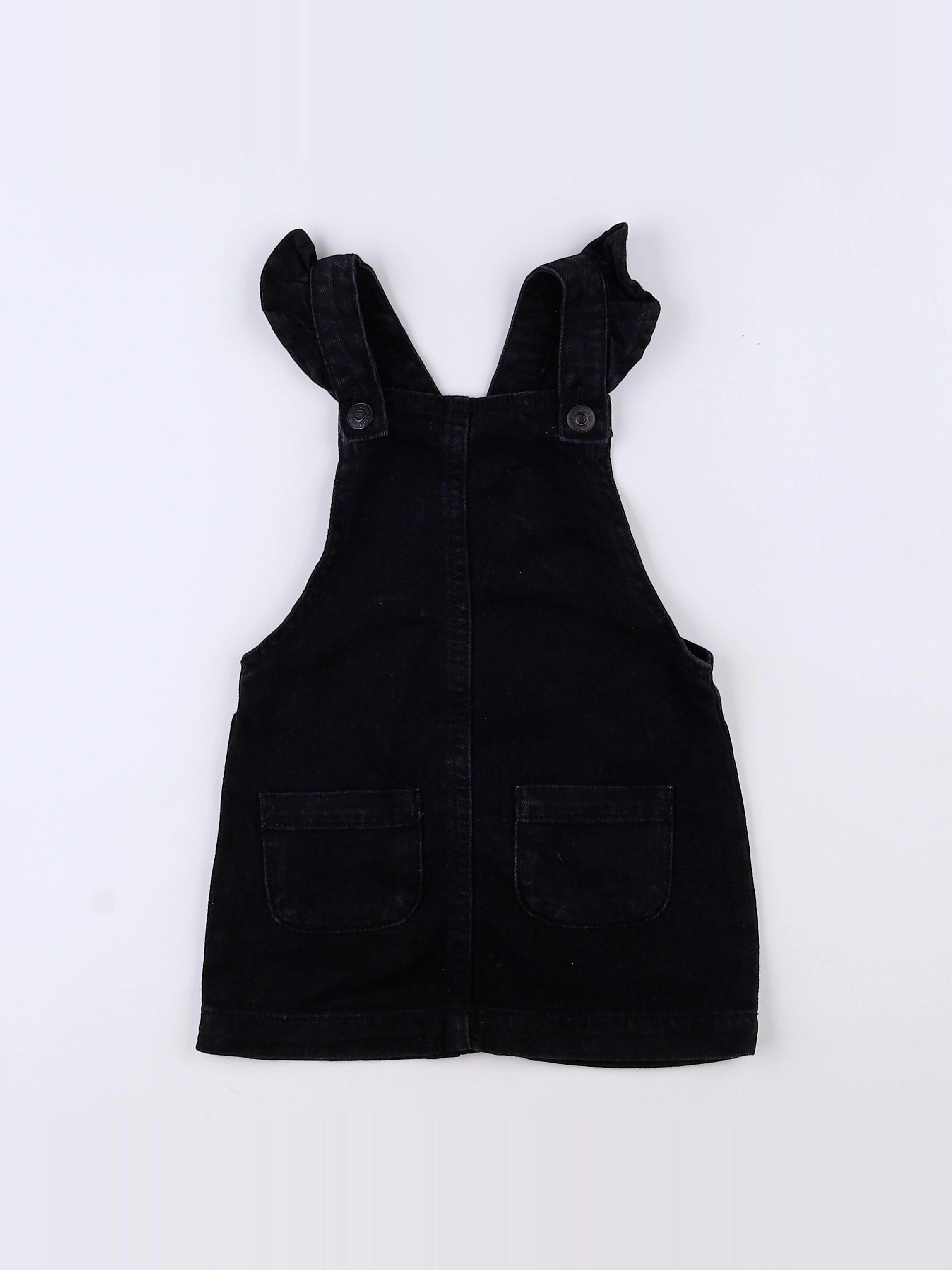 Mango - robe noir - 12/18 mois