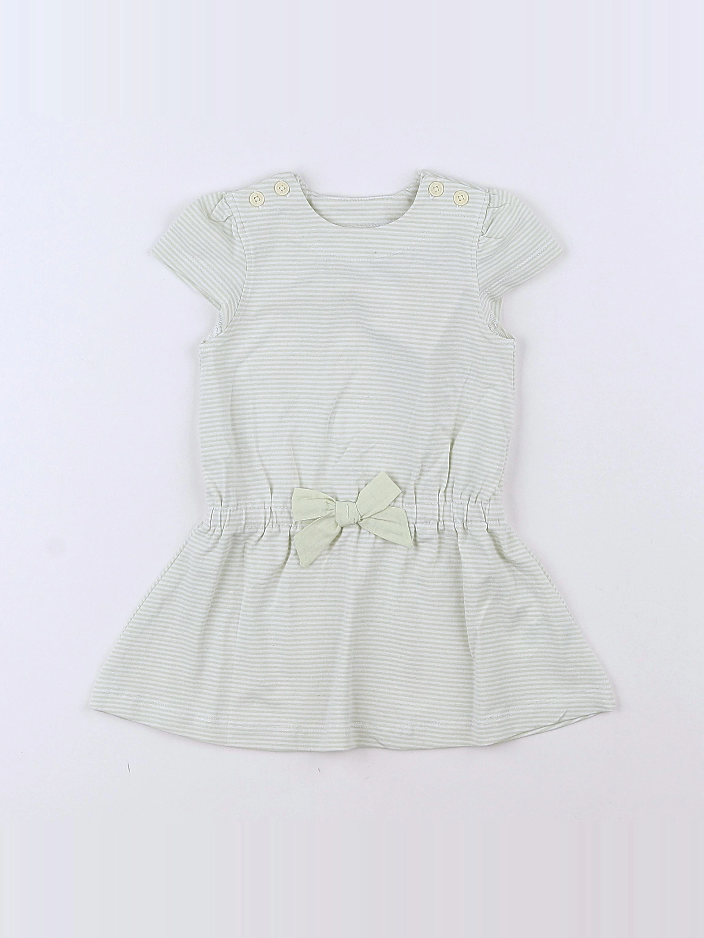 Natalys - robe vert - 12 mois