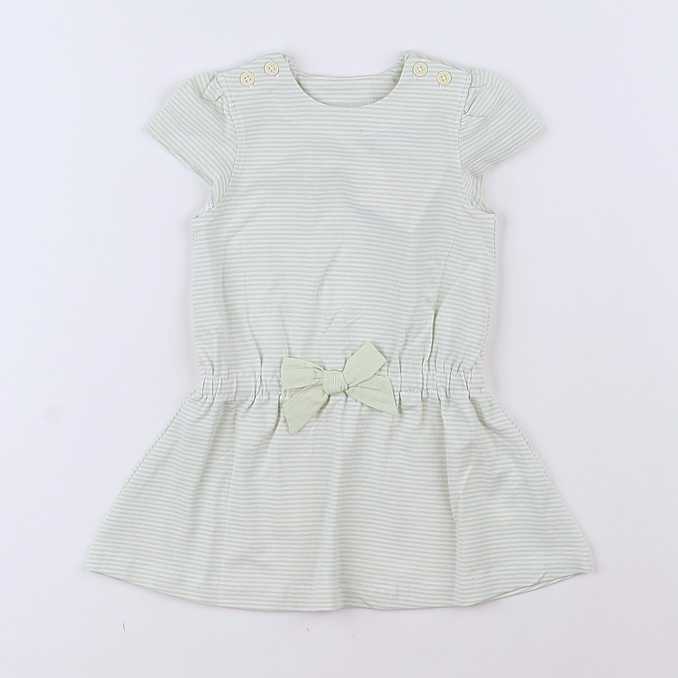 Natalys - robe vert - 12 mois
