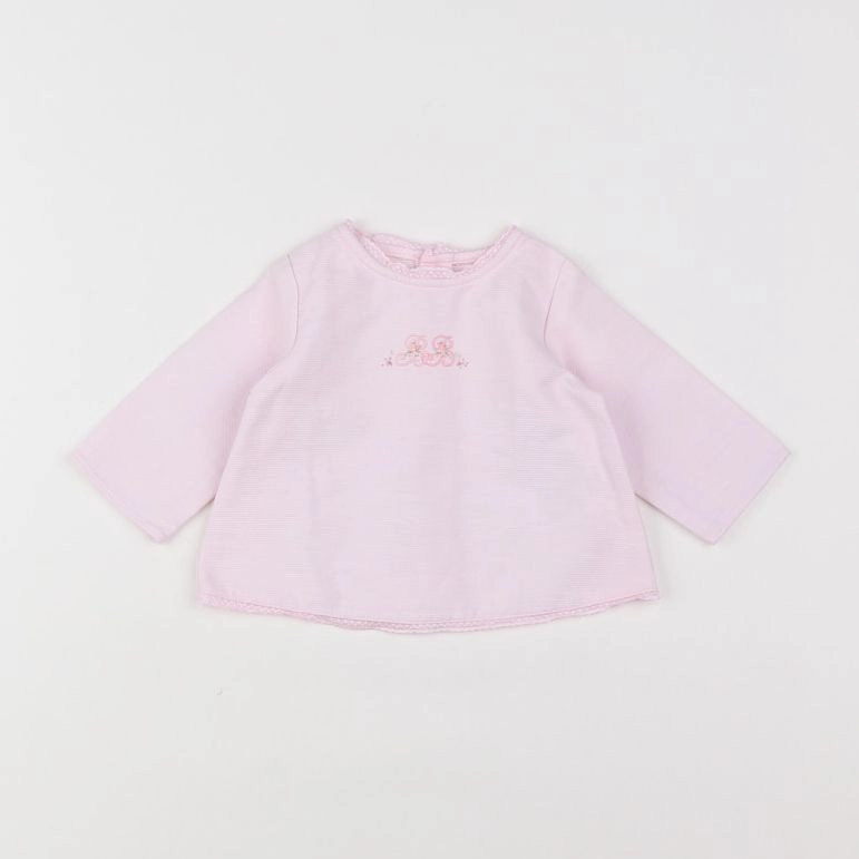 Jacadi - blouse rose - 1 mois