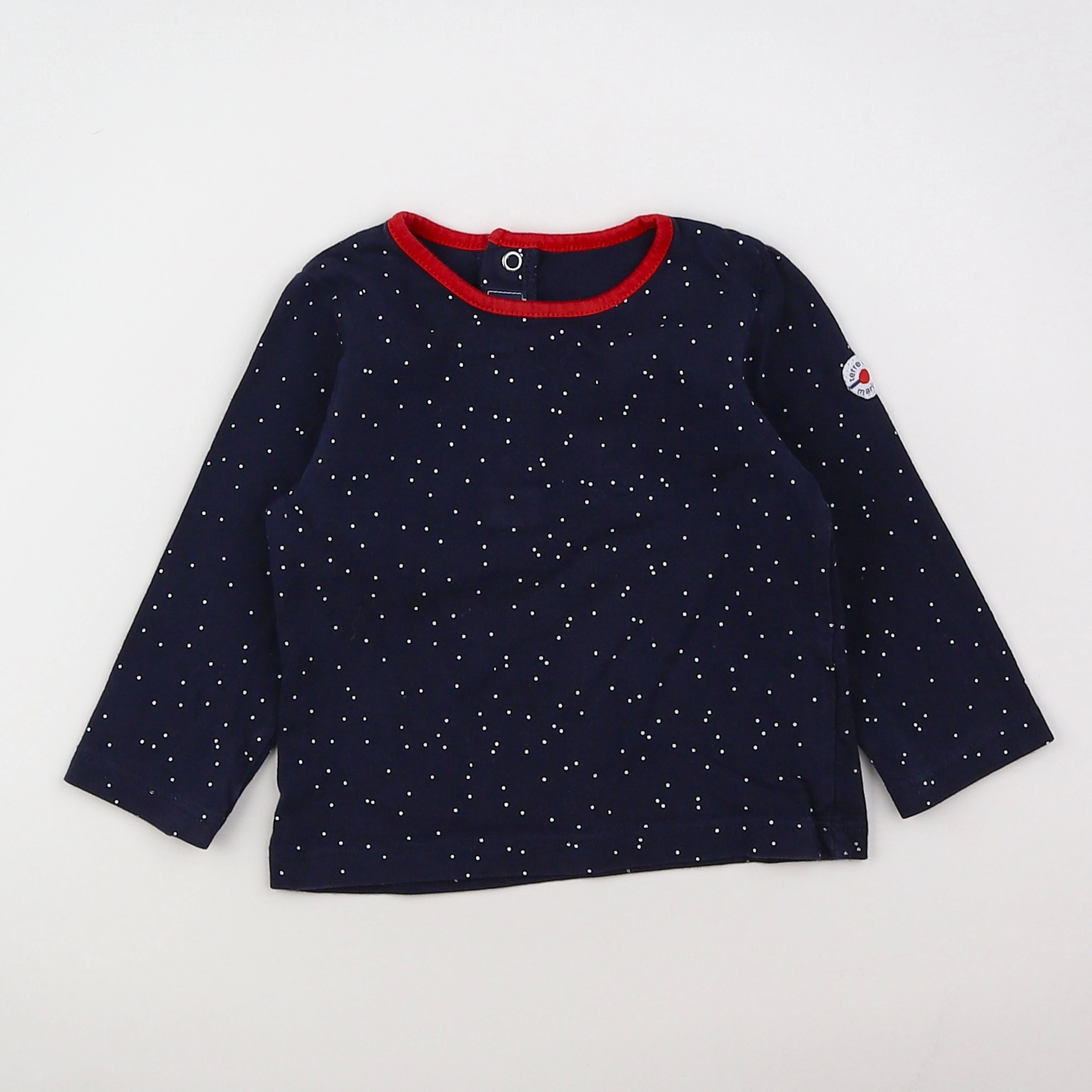 Terre de marins - tee-shirt bleu - 12 mois