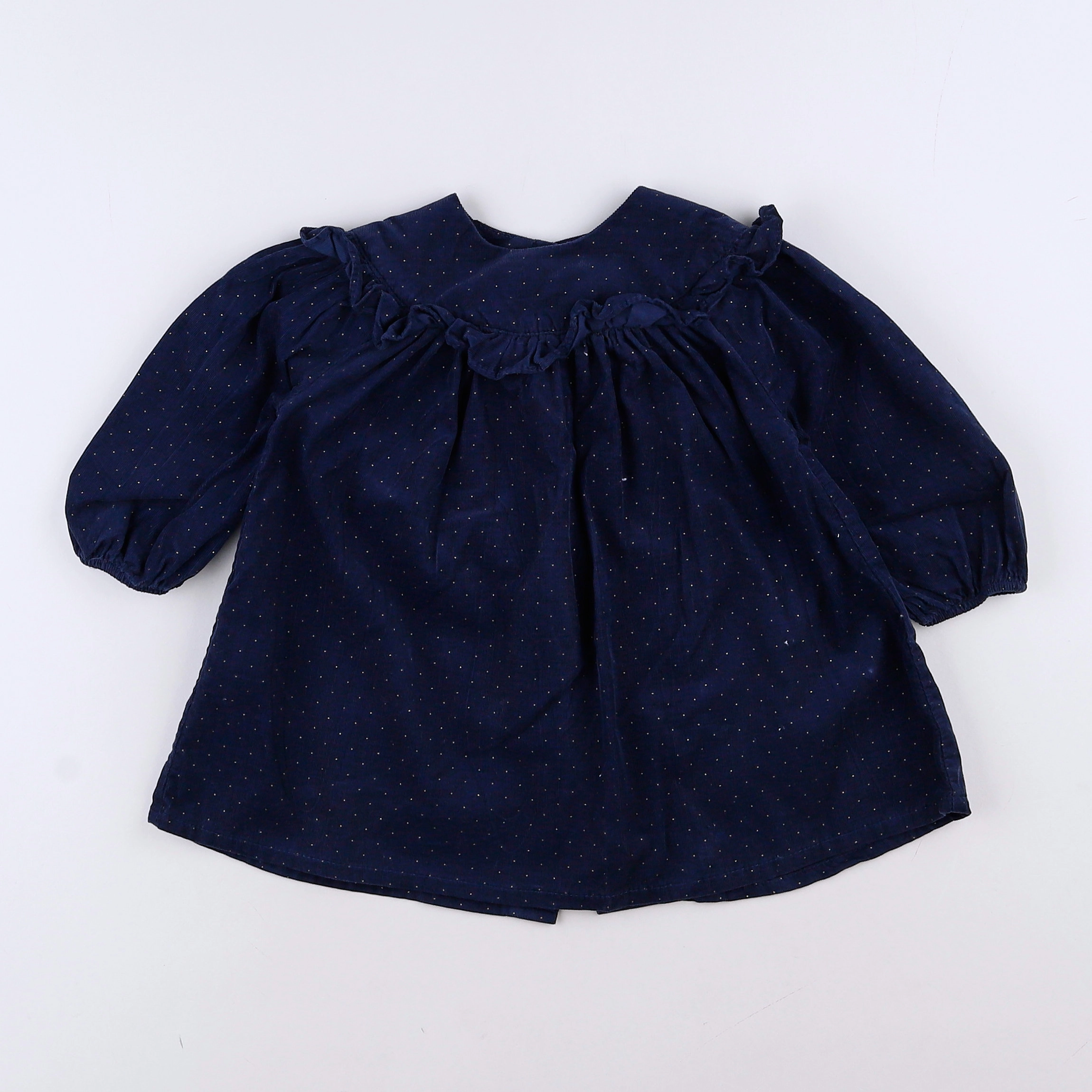 Vertbaudet - robe bleu - 12 mois
