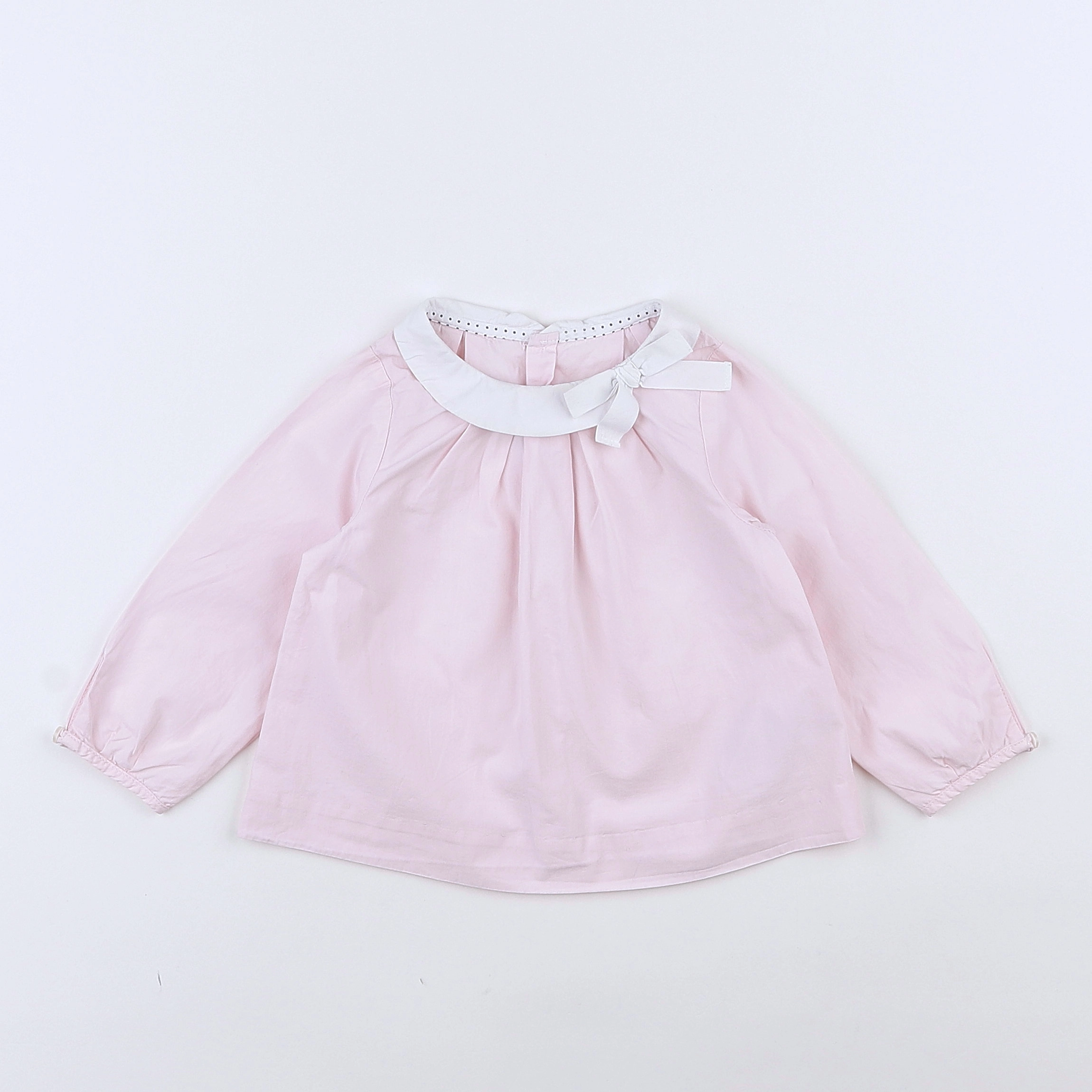 Jacadi - blouse rose - 12 mois