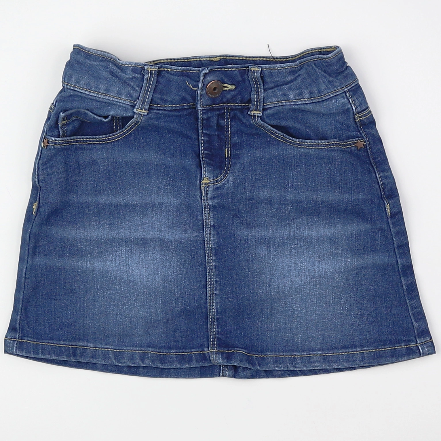 Vertbaudet - jupe bleu - 8 ans