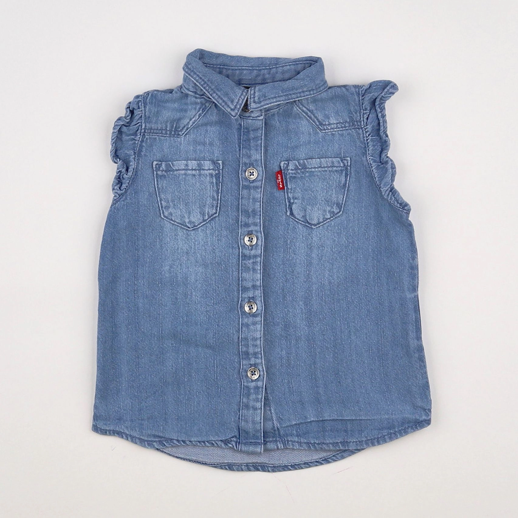 Levi's - chemise bleu - 12 mois