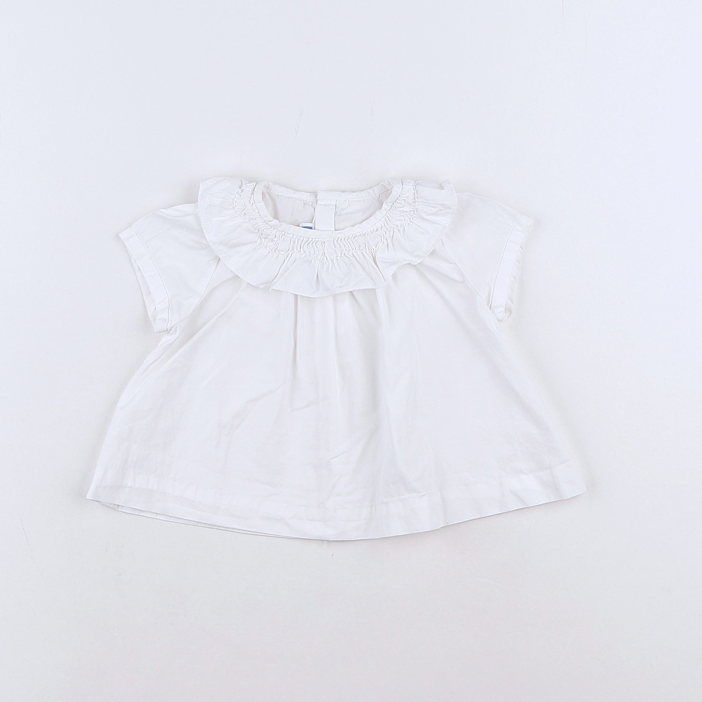 Jacadi - blouse blanc - 12 mois