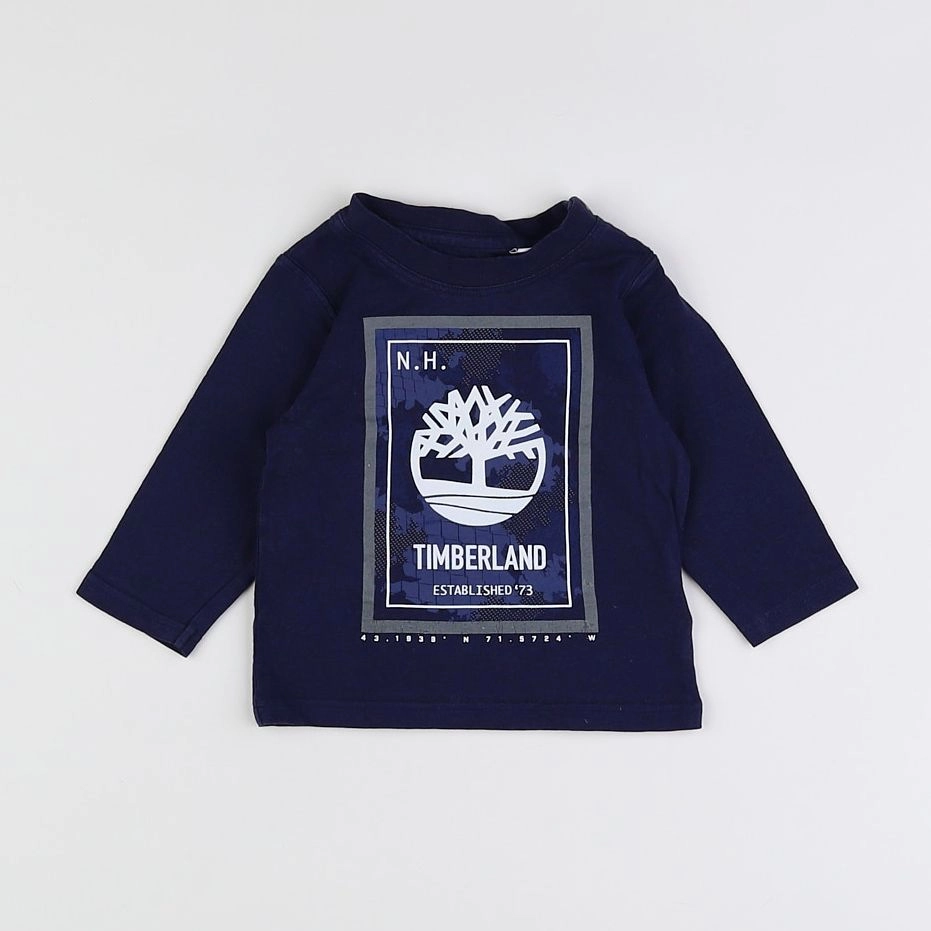 Timberland - tee-shirt bleu - 6 mois