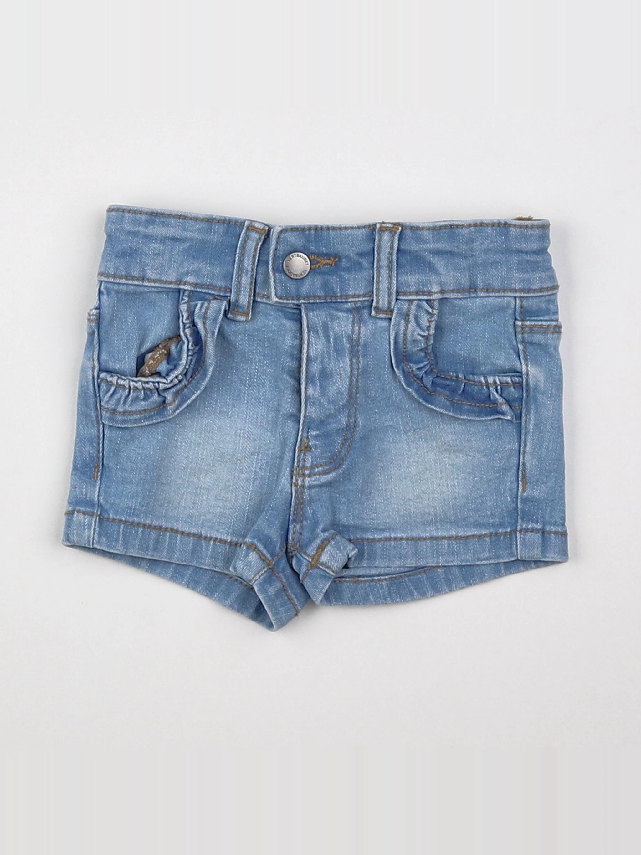 Vertbaudet - short bleu - 3 mois