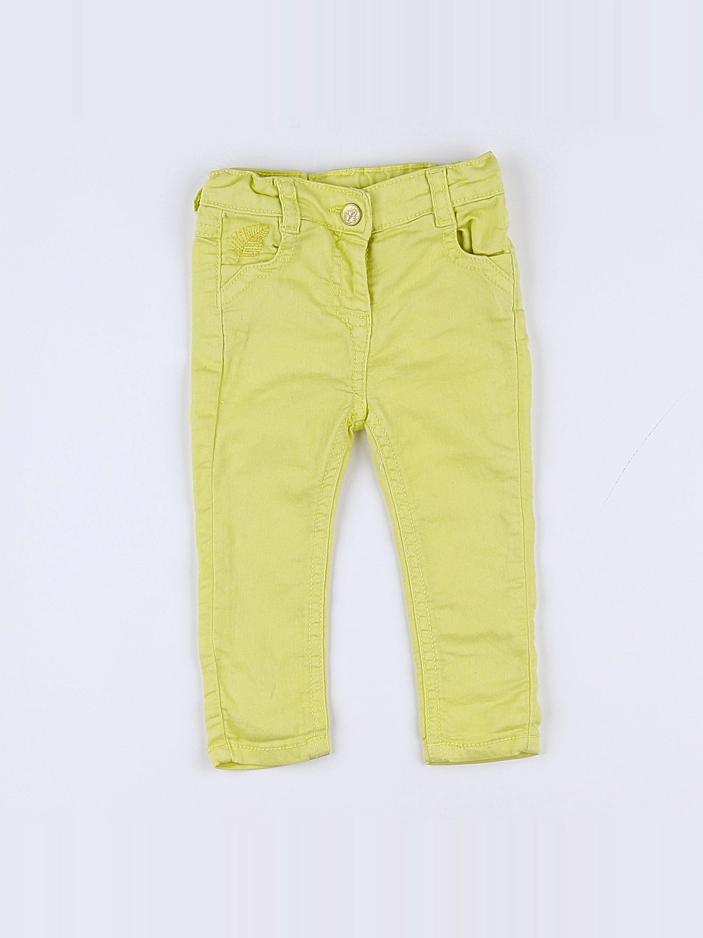 Tape à l'oeil - pantalon jaune - 6 mois