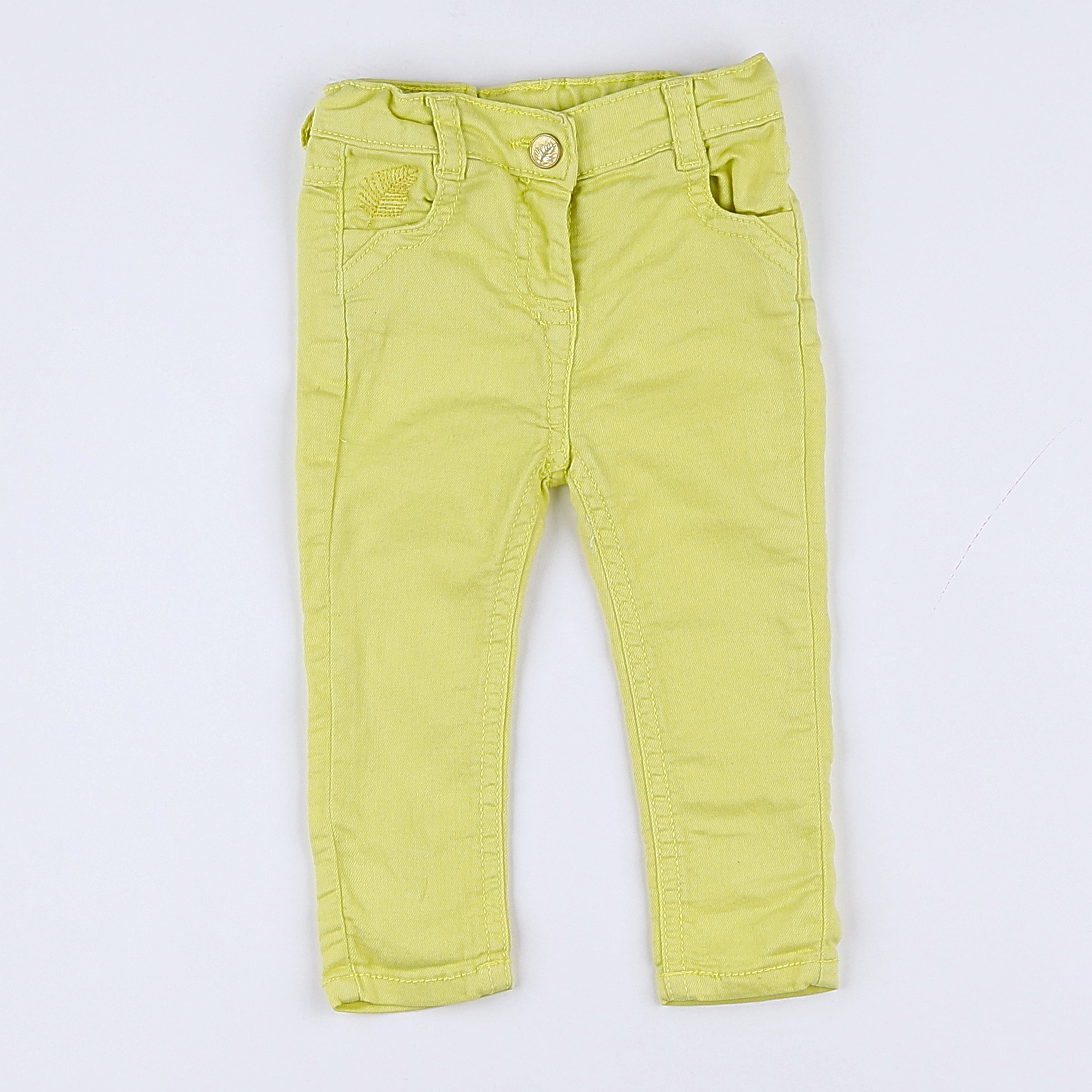 Tape à l'oeil - pantalon jaune - 6 mois