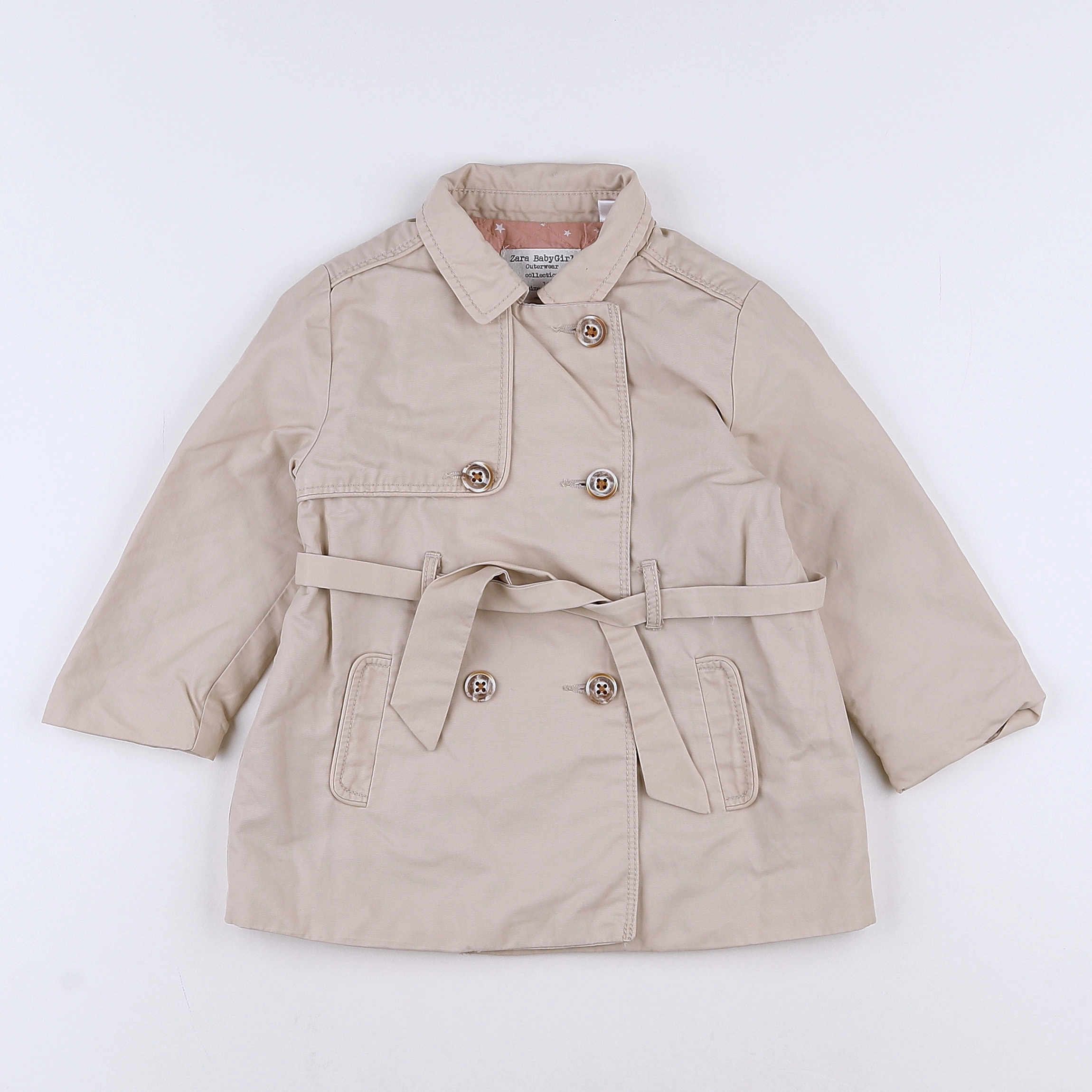 Zara - trench beige - 12/18 mois