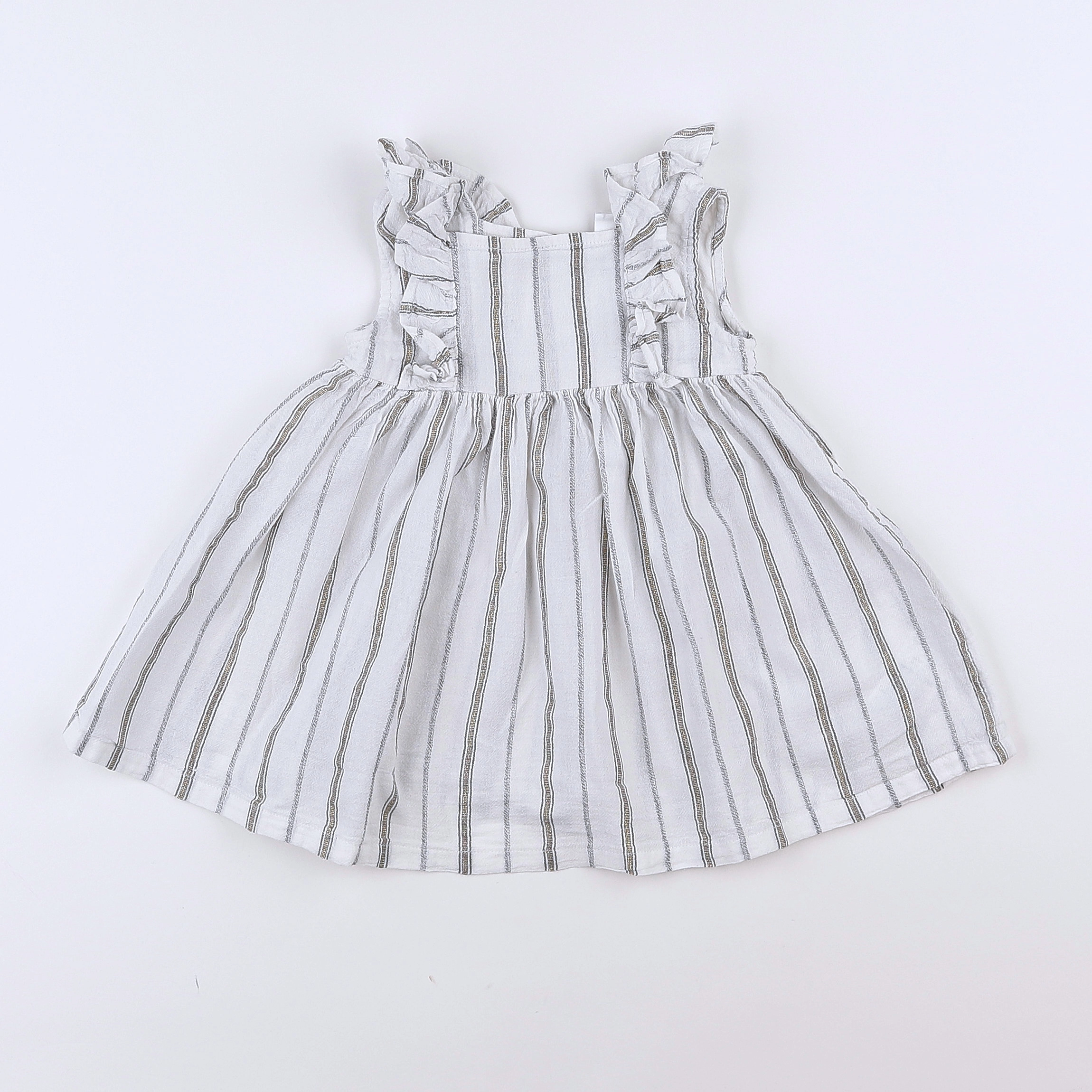 Vertbaudet - robe beige - 18 mois
