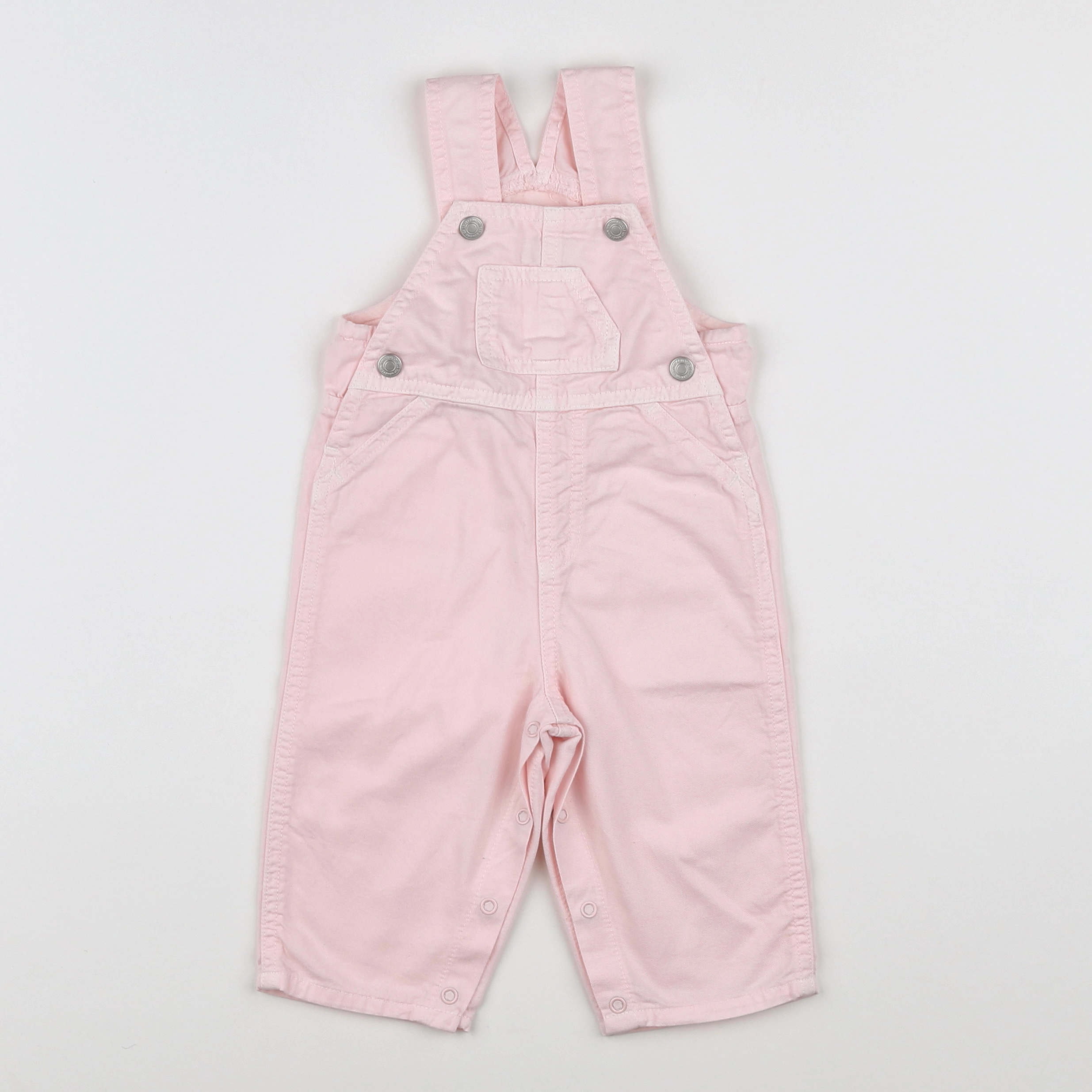 Benetton - salopette rose - 9 mois