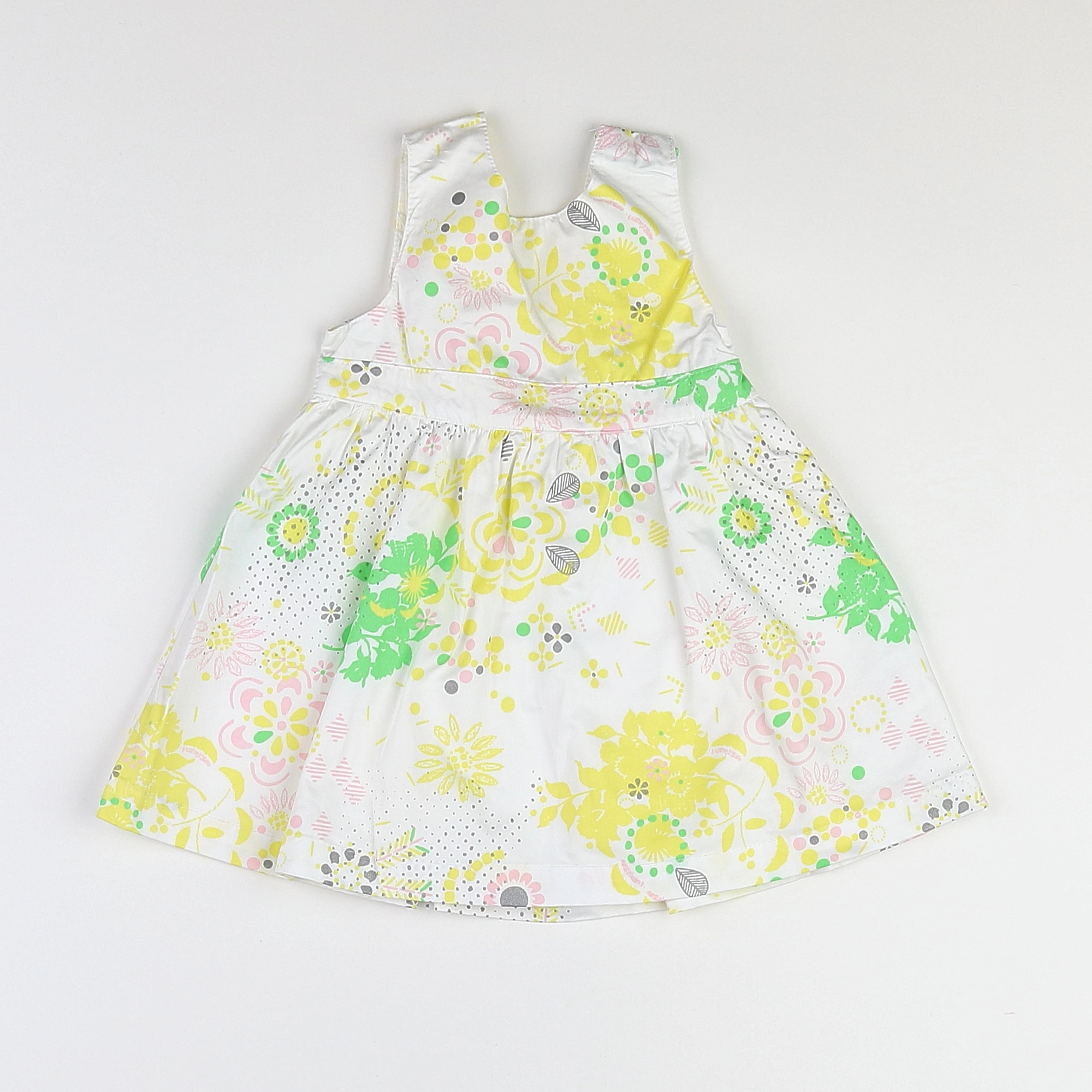 Vertbaudet - robe jaune - 9 mois